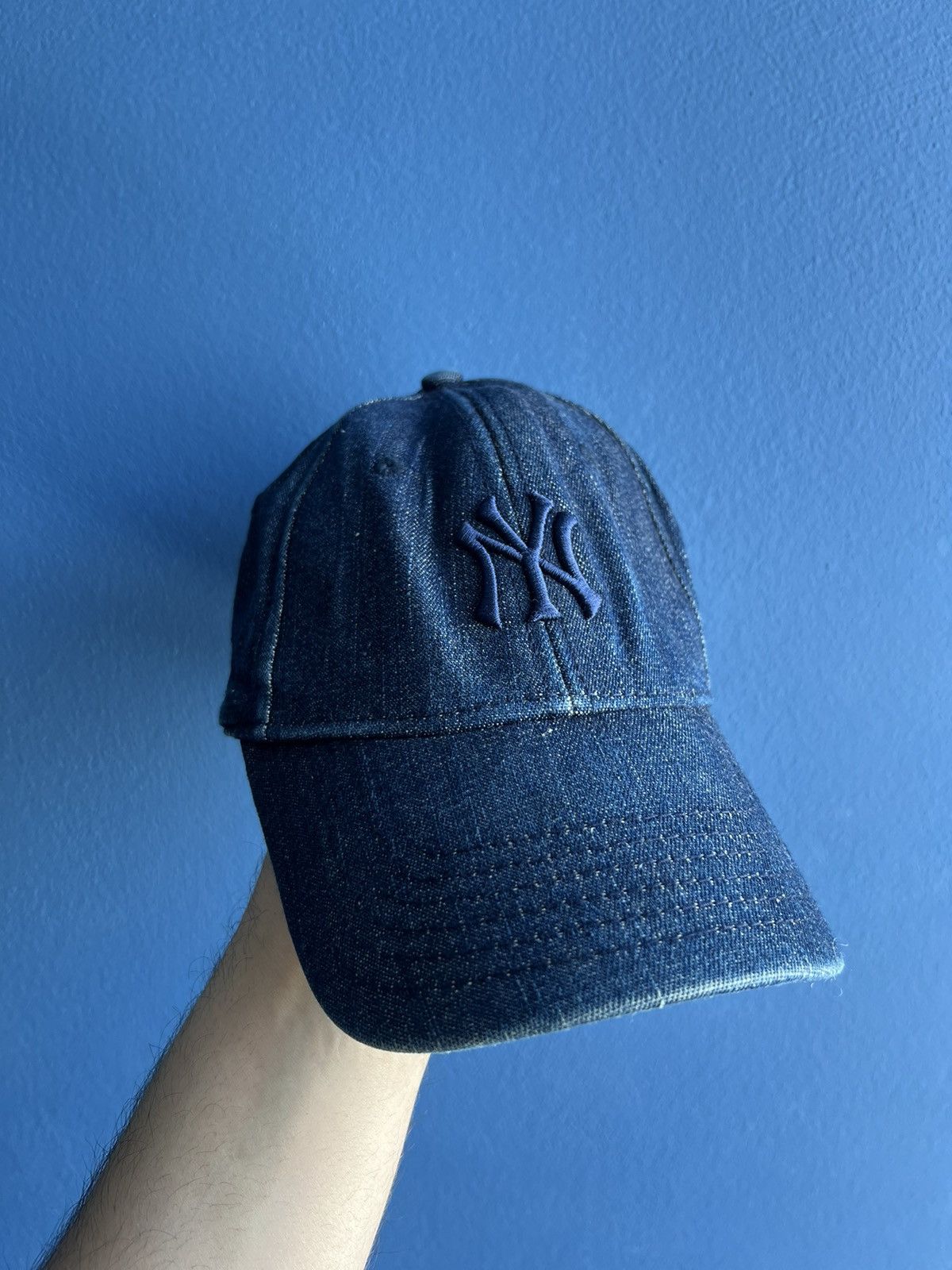 New York Yankees Vintage NY Yankees Denim Cap Size ONE SIZE - 1 Thumbnail