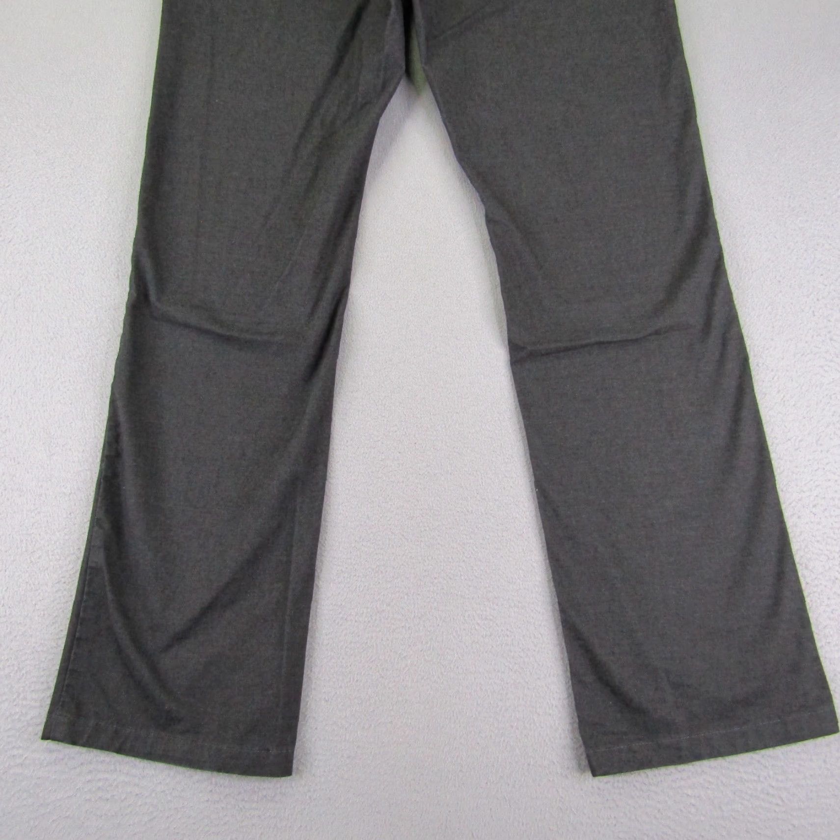 Eleven Paris VINTAGE Eleven Paris Pants Mens Regular Fit Chino Cotton Blend Gray 31x32 Casual Office Size US 31 - 6 Thumbnail