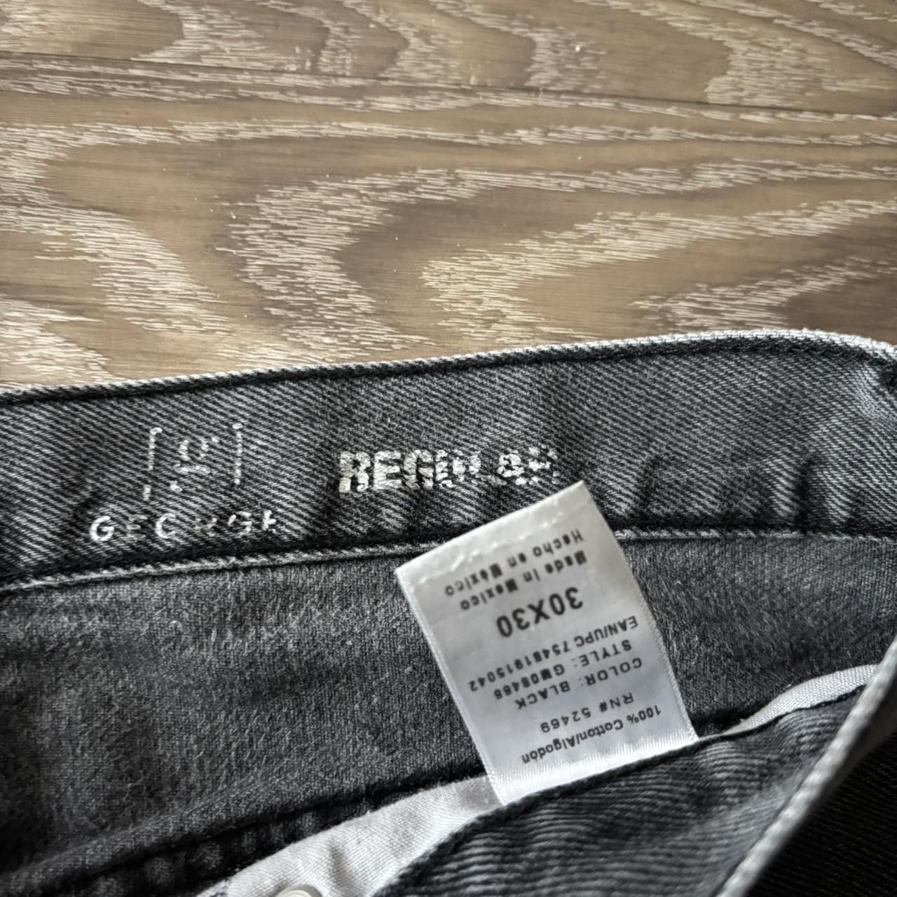 Vintage Crazy Vintage Y2K/2000s Grunge Faded Black Denim Jeans! 30x30 Size US 30 / EU 46 - 8 Thumbnail