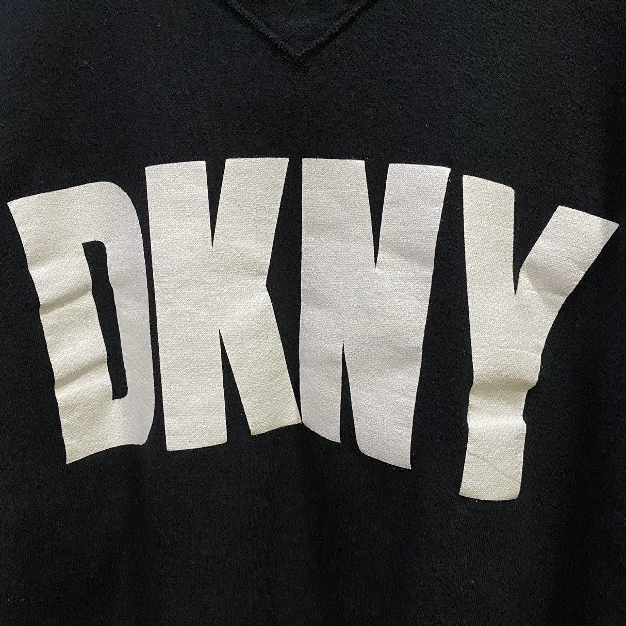 DKNY × Vintage Vintage 90s DKNY Big Logo Spell Out Sweatshirts Size US L / EU 52-54 / 3 - 3 Thumbnail