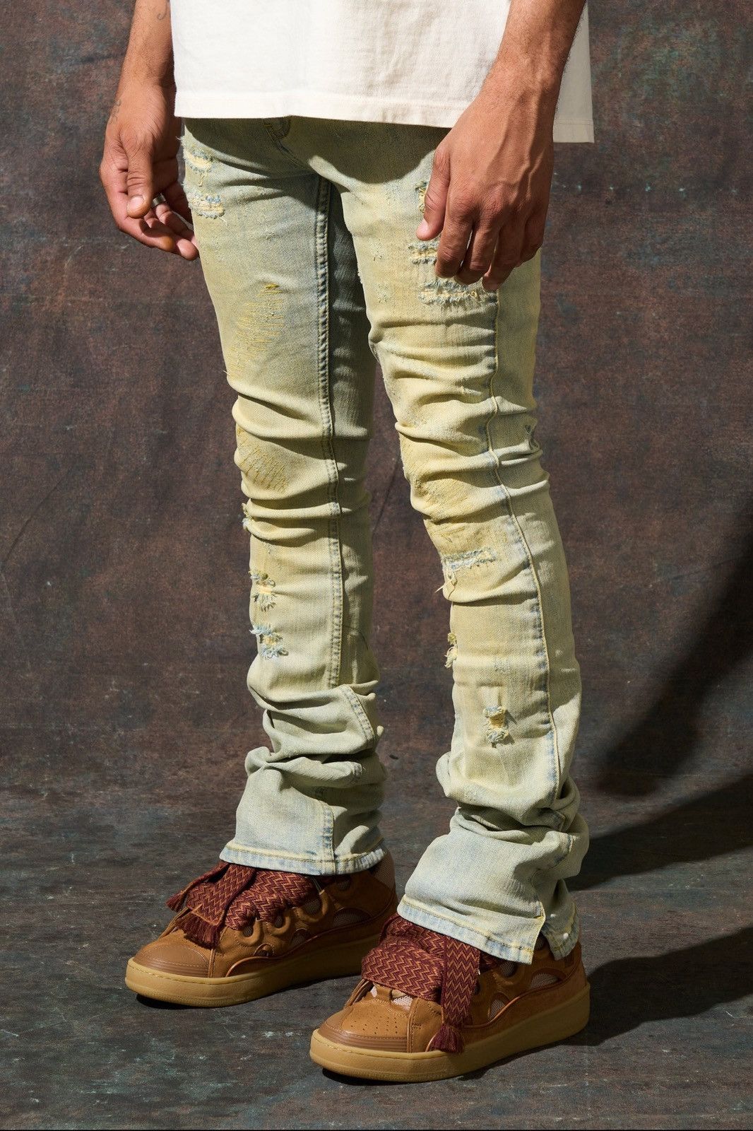 SERENEDE SERENEDE “TIERRA” Stacked Jeans 32 Size US 32 / EU 48 - 5 Thumbnail