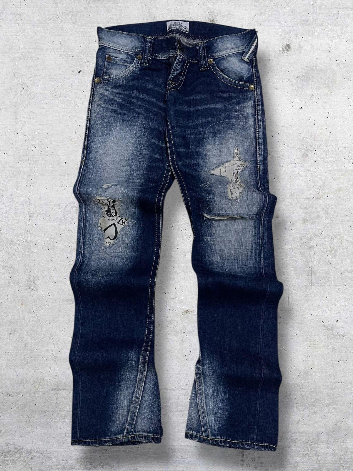 Japanese Brand VINTAGE RODEO CROWN OG JAPAN DESIGNER PUNK REVOLUTION DENIM Size US 29 - 1 Thumbnail