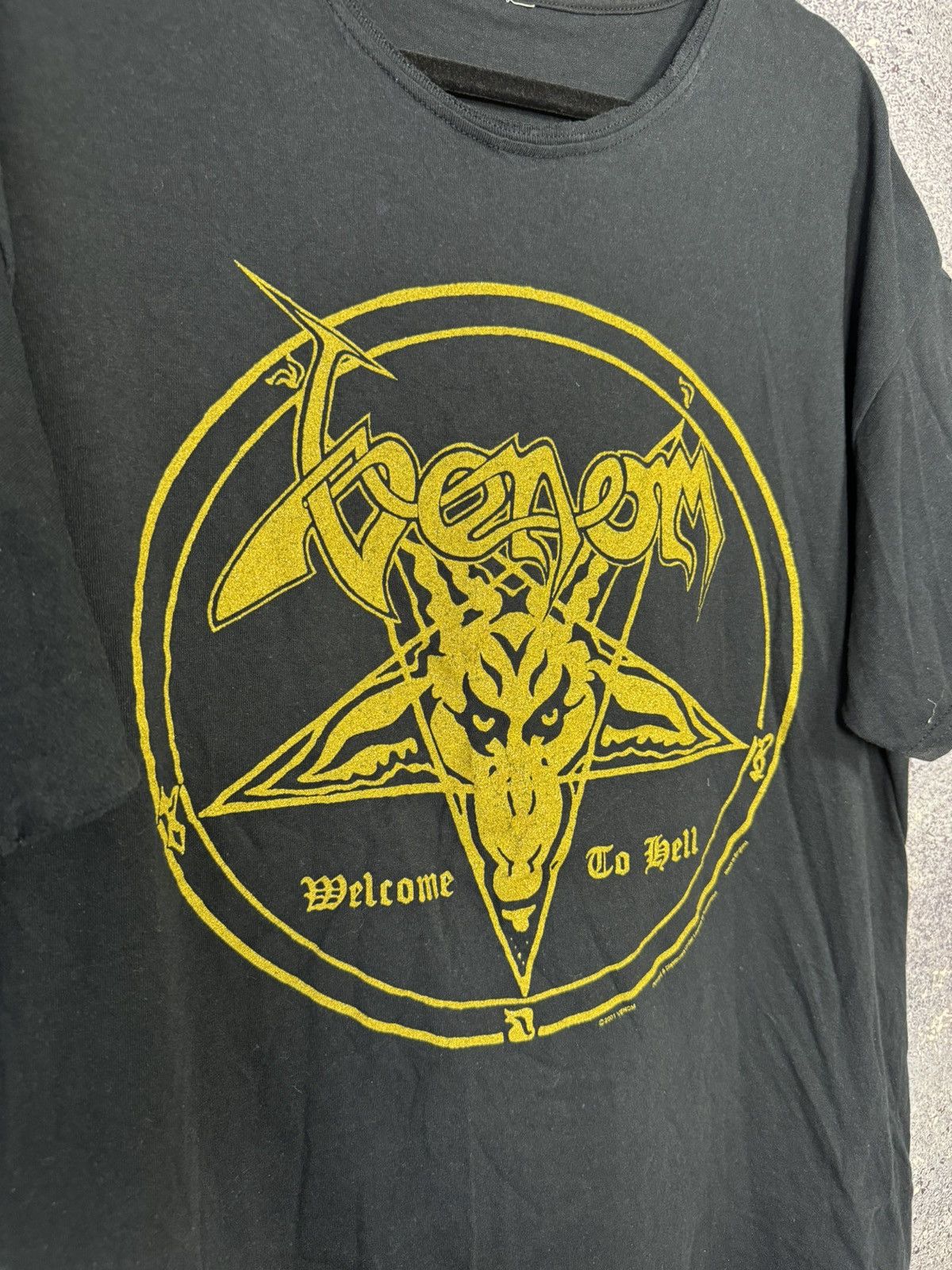 Band Tees × Vintage Vintage 2001 Venom Welcome To Hell Rock Tee XL Heave Metal Size US XL / EU 56 / 4 - 5 Thumbnail
