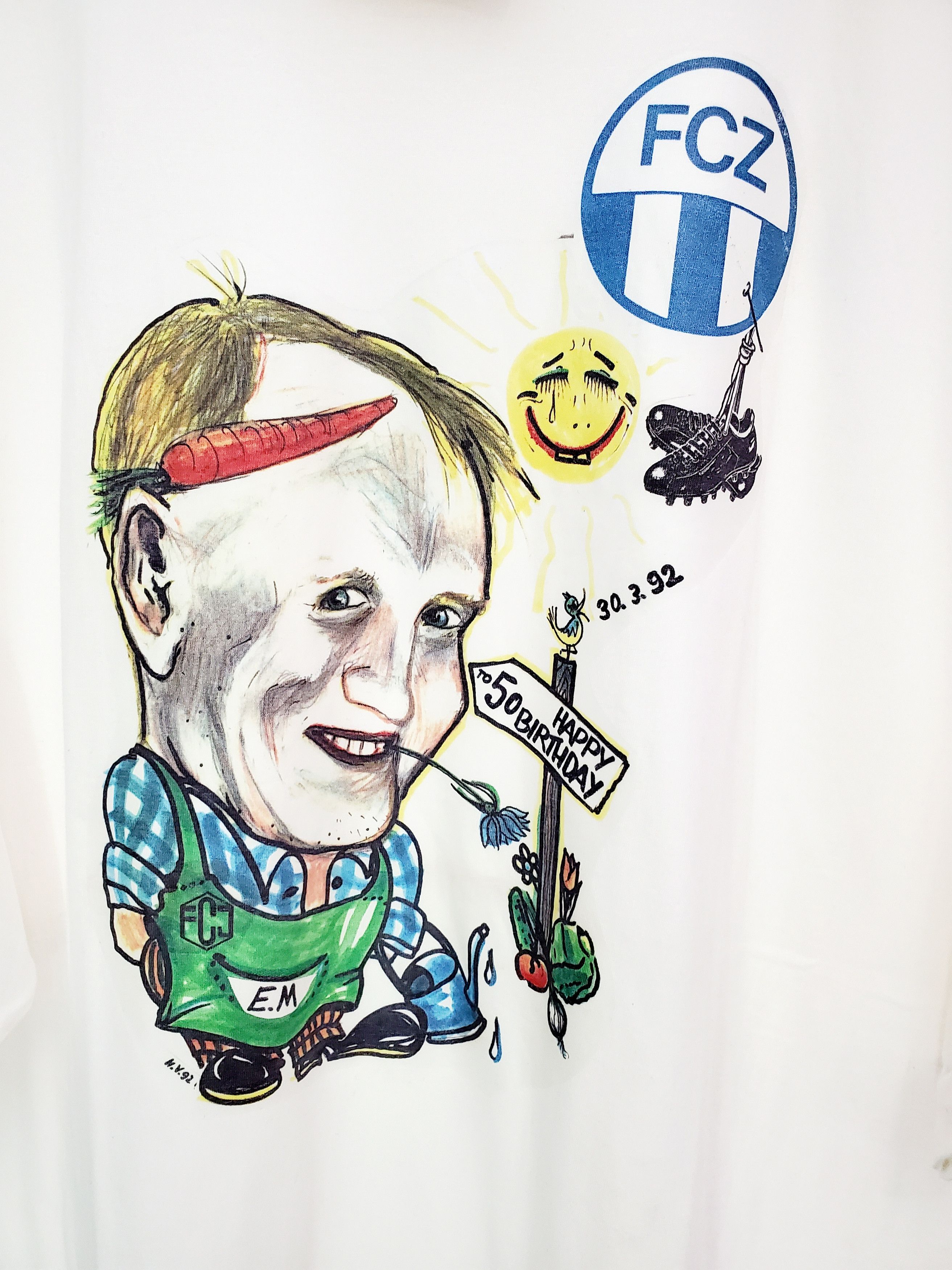 Vintage Vintage Zurich to 50 happy birthday Soccer Shirt size Xl Size US XL / EU 56 / 4 - 2 Thumbnail