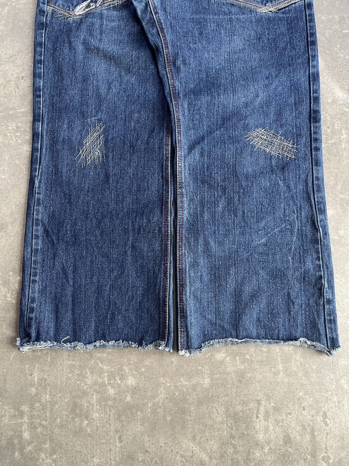 Artful Dodger 00s Artful Dodger Rare Skulls Baggy Denim Jeans 40 XXL Size US 40 / EU 56 - 4 Thumbnail