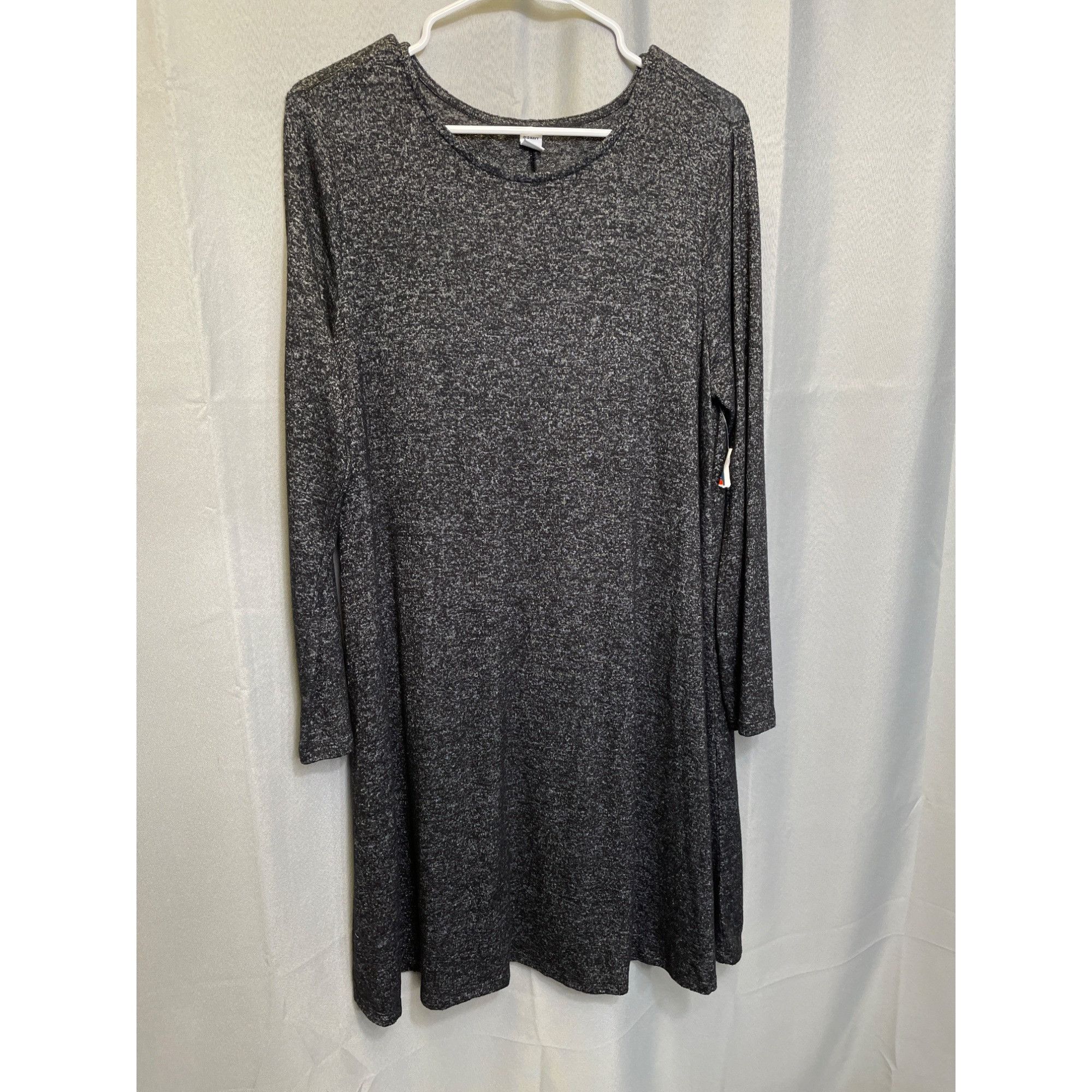 Old Navy Old Navy SKU 7643 Womens Long Heather Gray Tunic Dress Size Size L / US 10 / IT 46 - 1 Thumbnail