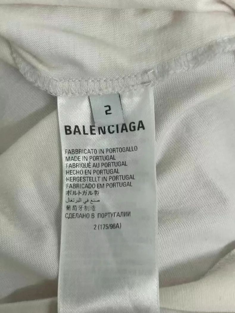 Balenciaga Balenciaga Front and Back Struck-Out Letter Logo Short Sle Size US M / EU 48-50 / 2 - 4 Thumbnail