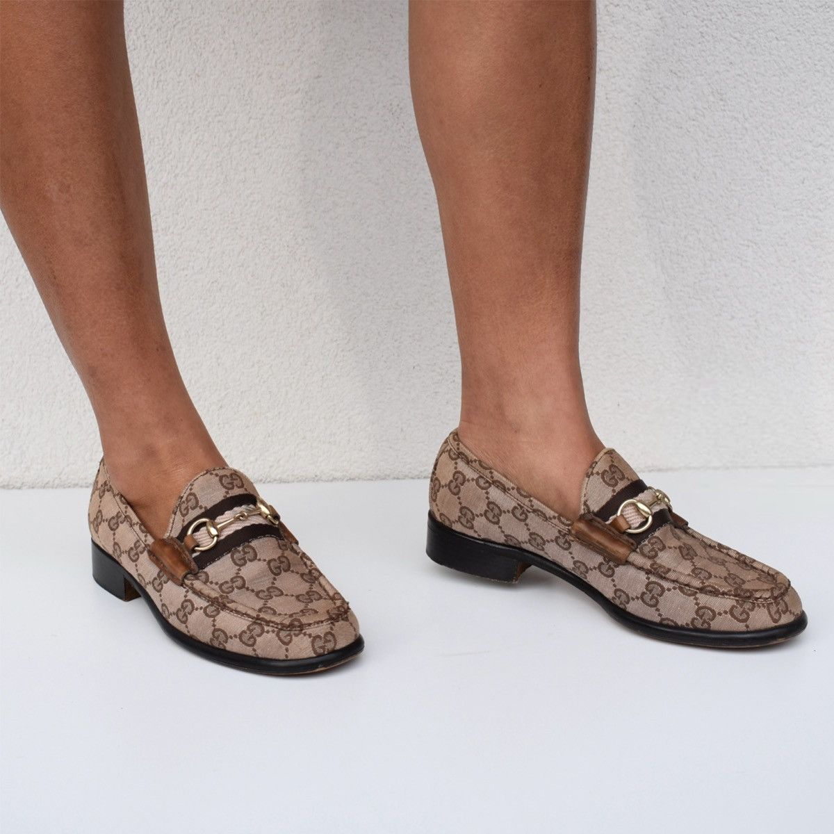 Gucci Vintage Beige Gucci Horsebit Loafers (US 5) Size US 5 / IT 35 - 4 Thumbnail