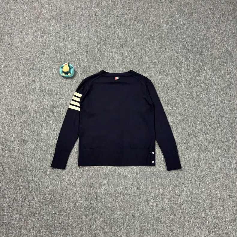 Thom Browne Thom Browne Blue Wool Cardigan Size US M / EU 48-50 / 2 - 7 Thumbnail