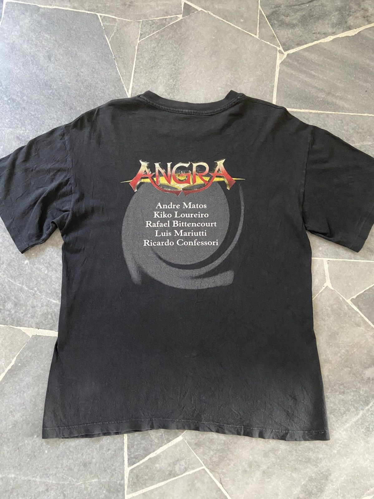 Band Tees Vintage 90s Angra Angels Cry Heavy Metal Band Tour Tee Size US L / EU 52-54 / 3 - 8 Thumbnail
