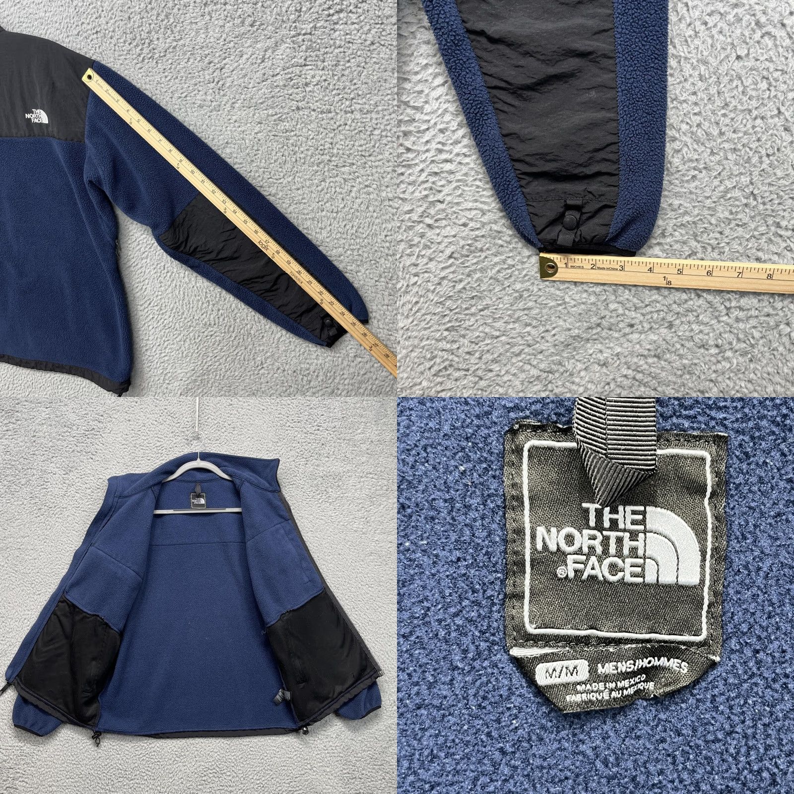 The North Face VINTAGE The North Face Retro Denali Jacket Mens M Navy Blue Polartec Fleece A193 Size US M / EU 48-50 / 2 - 9 Thumbnail