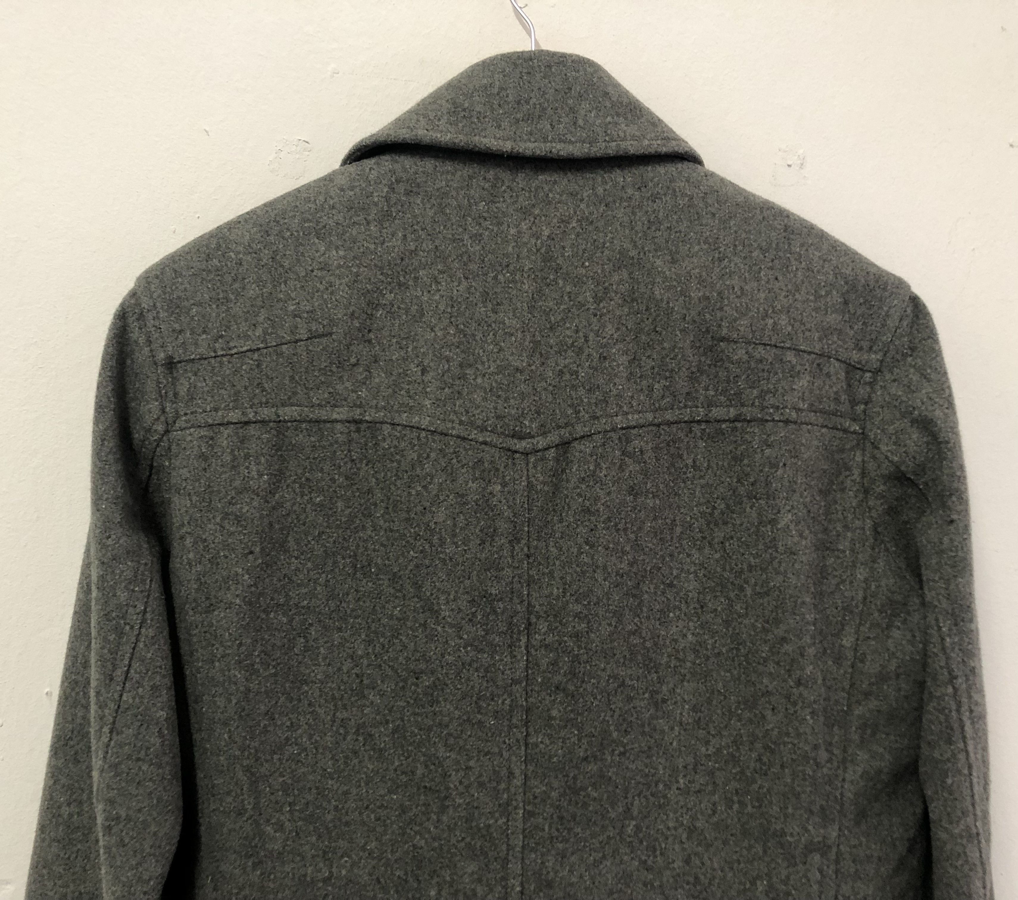 Michel Klein Vintage Michel Klein Wool Double Breast Pea Coat Jacket Size US S / EU 44-46 / 1 - 10 Thumbnail