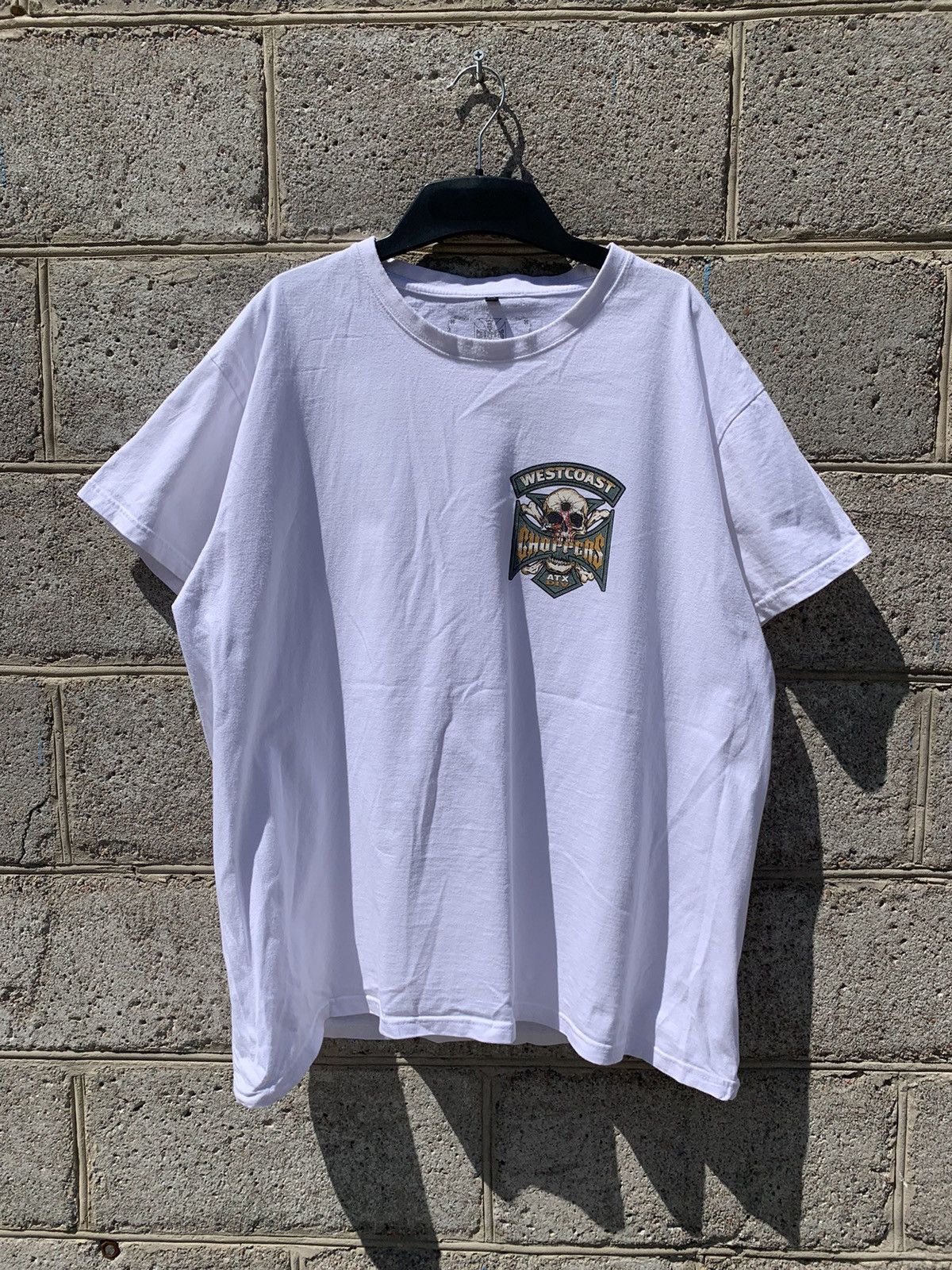 Vintage × West Coast Choppers WEST COAST CHOPPERS White Cotton T-Shirt y2k Size US XL / EU 56 / 4 - 1 Thumbnail