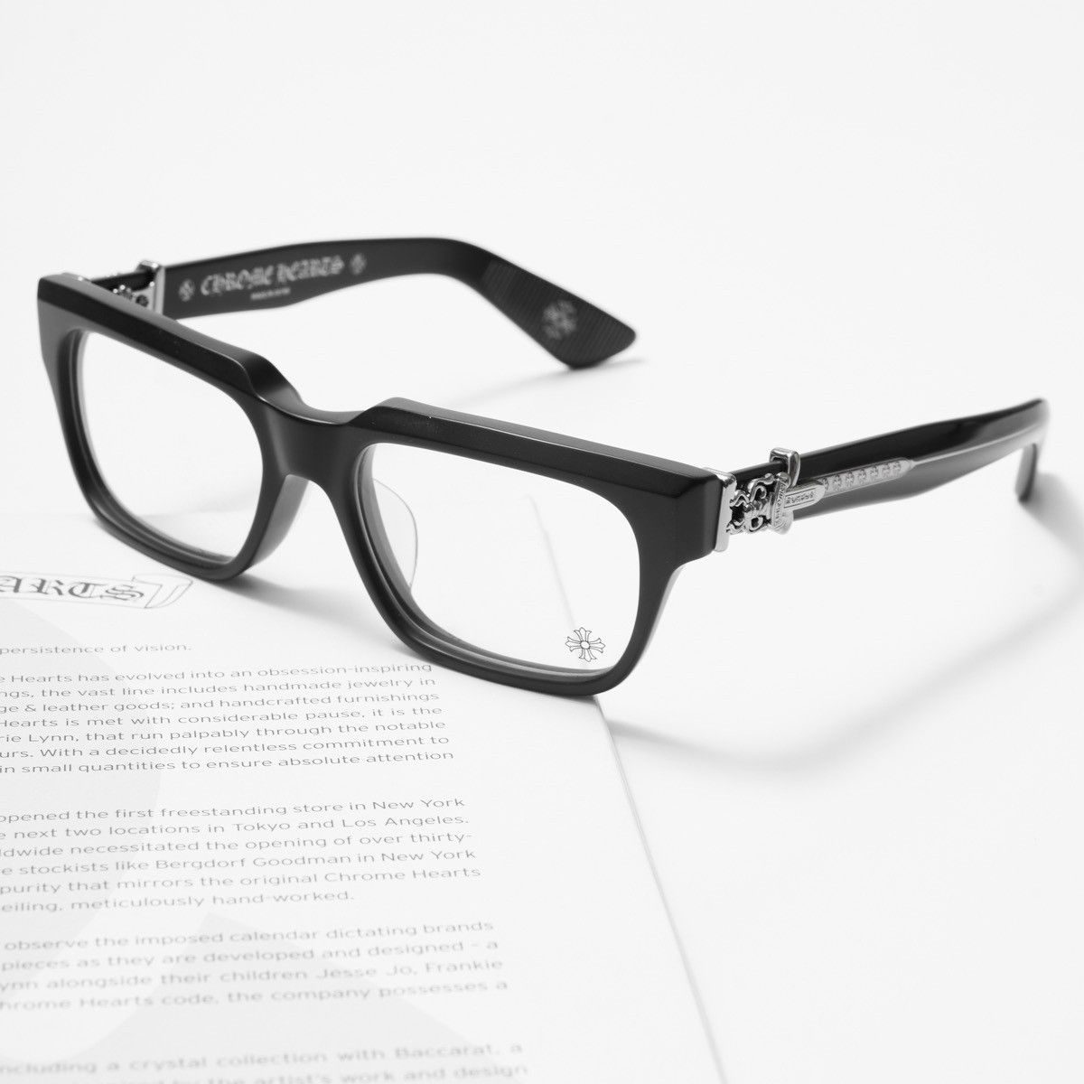 Chrome Hearts CHROME HEARTS VAGILLIONAIRE I MATTE BLACK GLASSES Size ONE SIZE - 2 Thumbnail