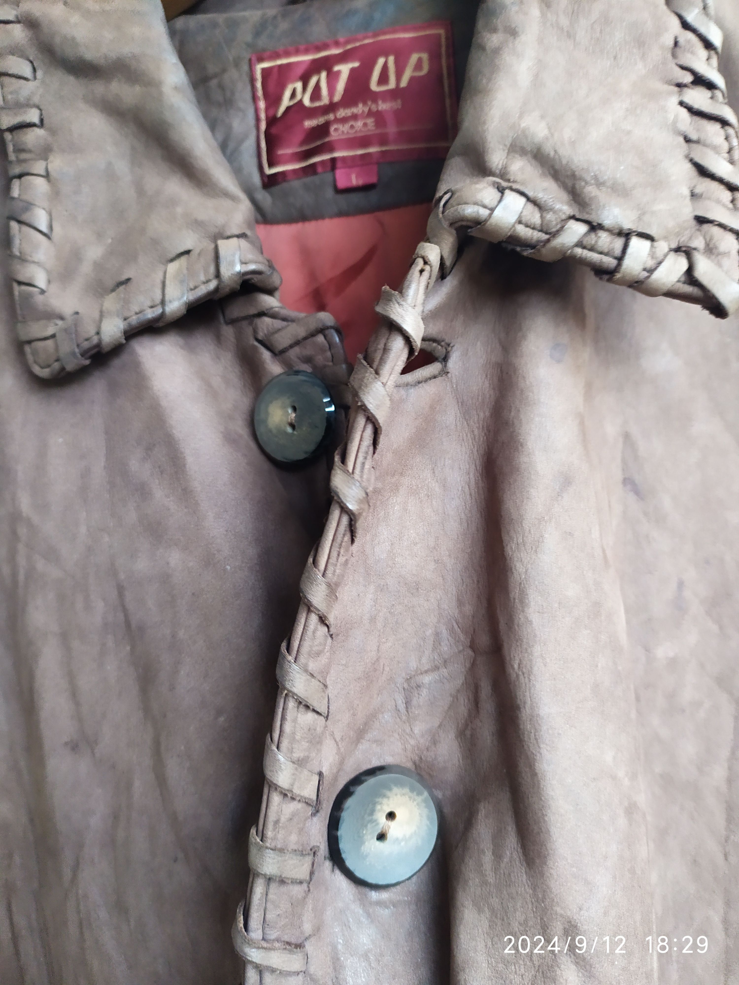 Japanese Brand × Vintage Vintage Japanese Brown Leather Jacket Size US L / EU 52-54 / 3 - 7 Thumbnail