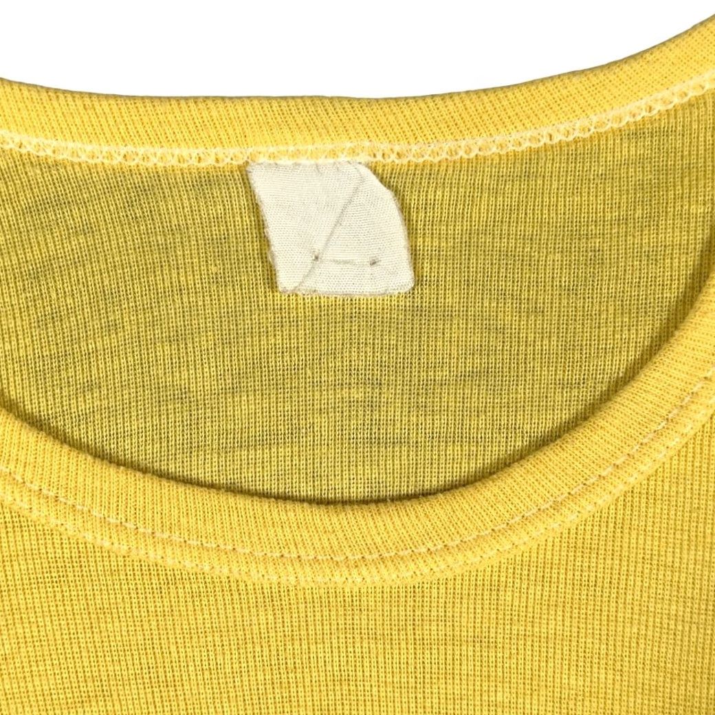 Footjoy VINTAGE FootJoy Shirt Womens XS Yellow Get Tuff Spell Out Golf 70s Size XS / US 0-2 / IT 36-38 - 4 Thumbnail