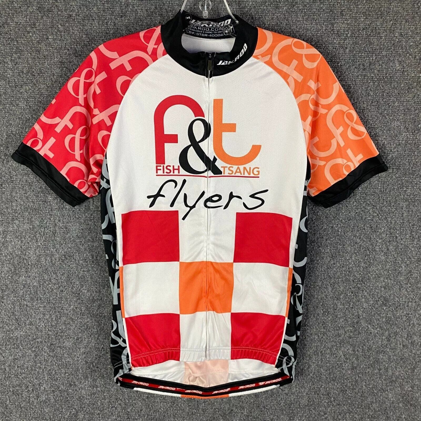 Other Jakroo Cycling Jersey Men's Medium Full Zip Short Sleeve Size US M / EU 48-50 / 2 - 1 Thumbnail
