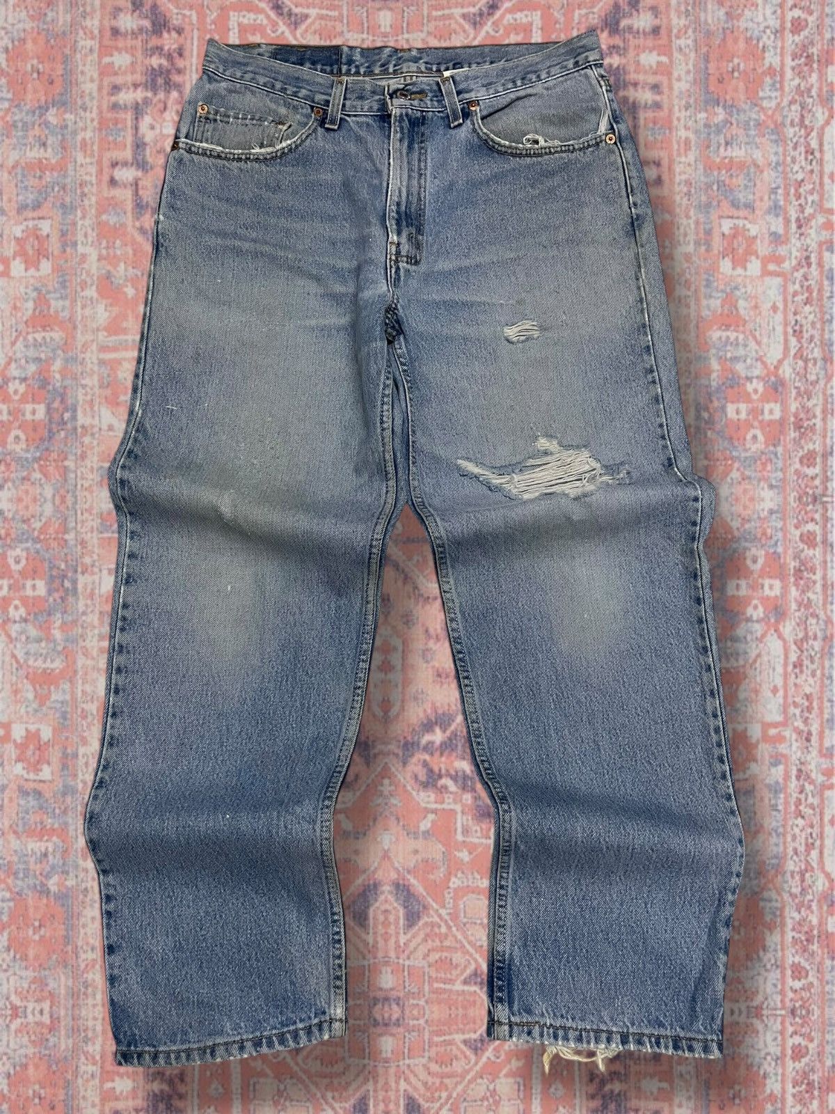 Vintage 1990s Designer Levis Strauss & Co 550 Distressed