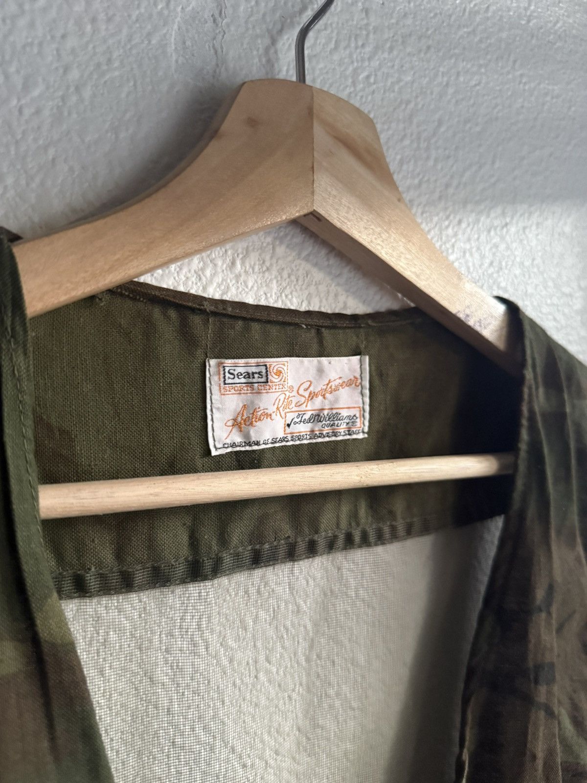 Sears 70’s Sears Camo hunting vest Size US L / EU 52-54 / 3 - 2 Thumbnail
