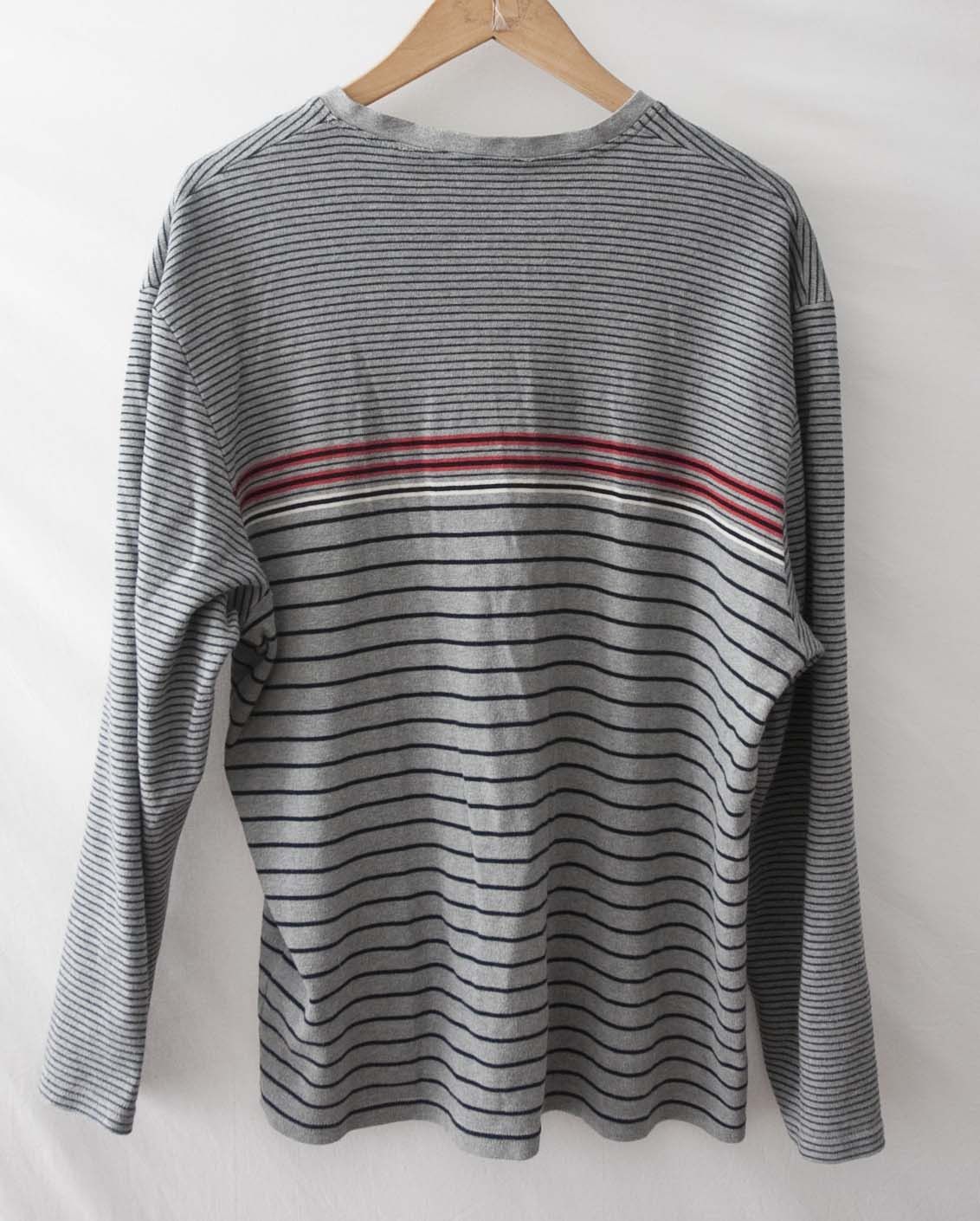 Armor-Lux Armor Lux Sweater Breton Stripe Size 4/ L Gray Size US L / EU 52-54 / 3 - 7 Thumbnail