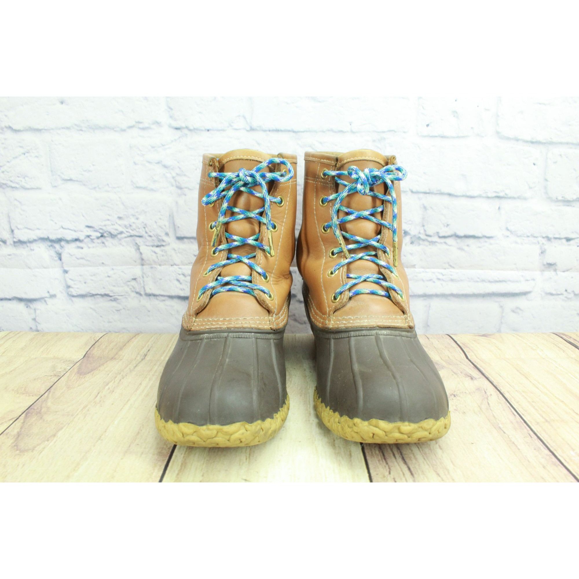 Goretex × L.L. Bean × Leather LL Bean Women's 8" Gore-tex Insulated Mid Calf Duck Boots Size US 8 / IT 38 - 5 Thumbnail