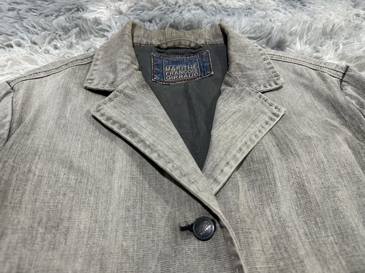 Marithe + Francois Girbaud 🔥1993 Vintage Marithe Francois Girbaud Denim Jacket Charcoal Size US M / EU 48-50 / 2 - 9 Thumbnail