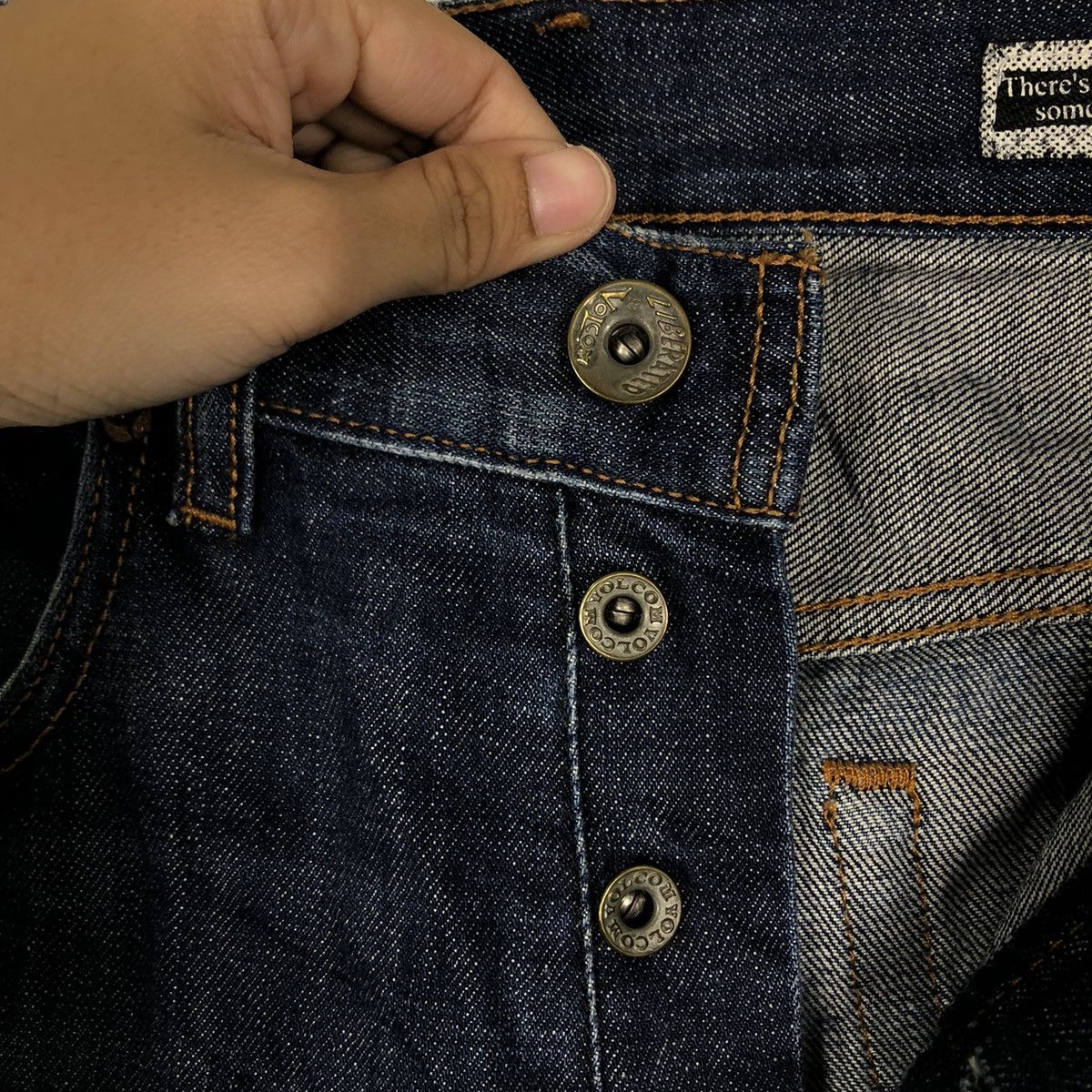Japanese Brand 🔥90s Vintage Distressed Denim Jeans Black Bart Volcom Japan Size US 34 / EU 50 - 14 Thumbnail