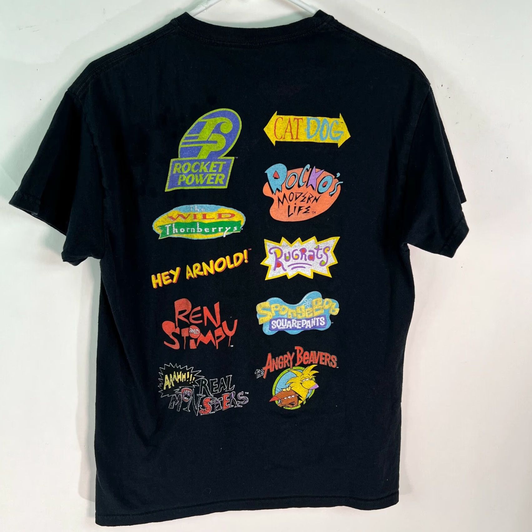 Nickelodeon Nickelodeon All Characters Cartoon Sponge Bob Mens Black Graphic T Shirt Size M Size US M / EU 48-50 / 2 - 3 Thumbnail