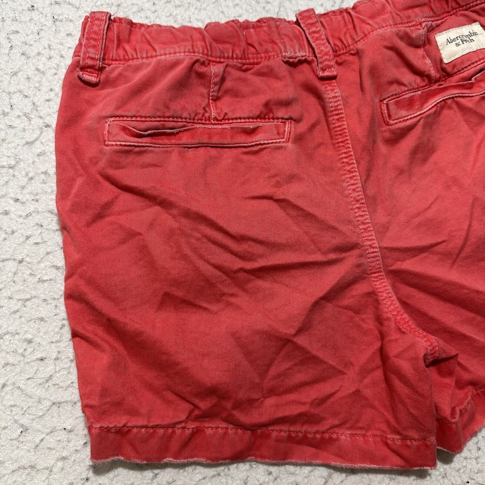Abercrombie & Fitch Abercrombie 30 Flat Front 3" Inseam Pink Button Shorts Size 30" / US 8 / IT 44 - 9 Thumbnail