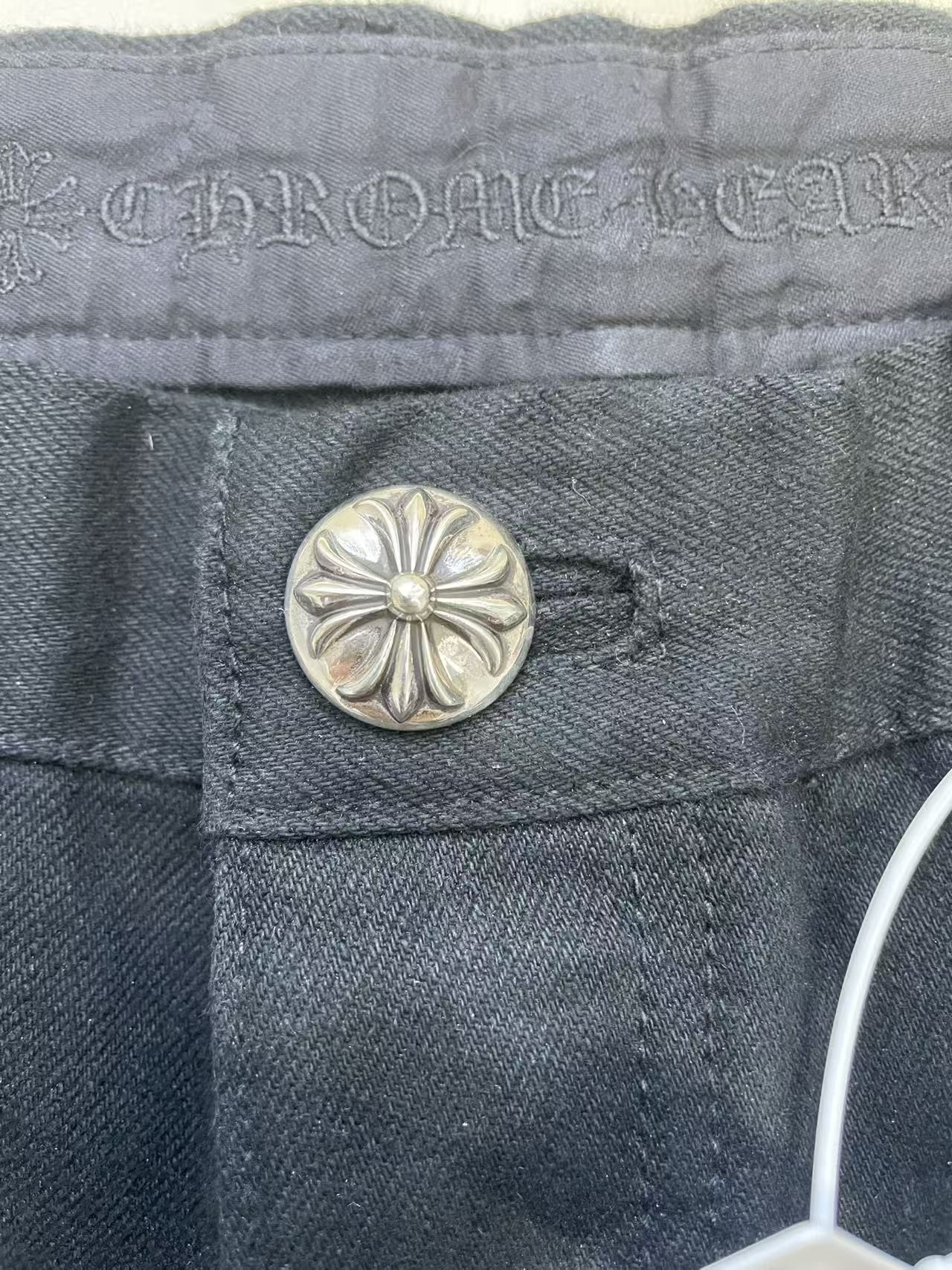 Chrome Hearts Chrome Hearts Leopard Green Leather Cross Patch Jeans Size US 34 / EU 50 - 4 Thumbnail
