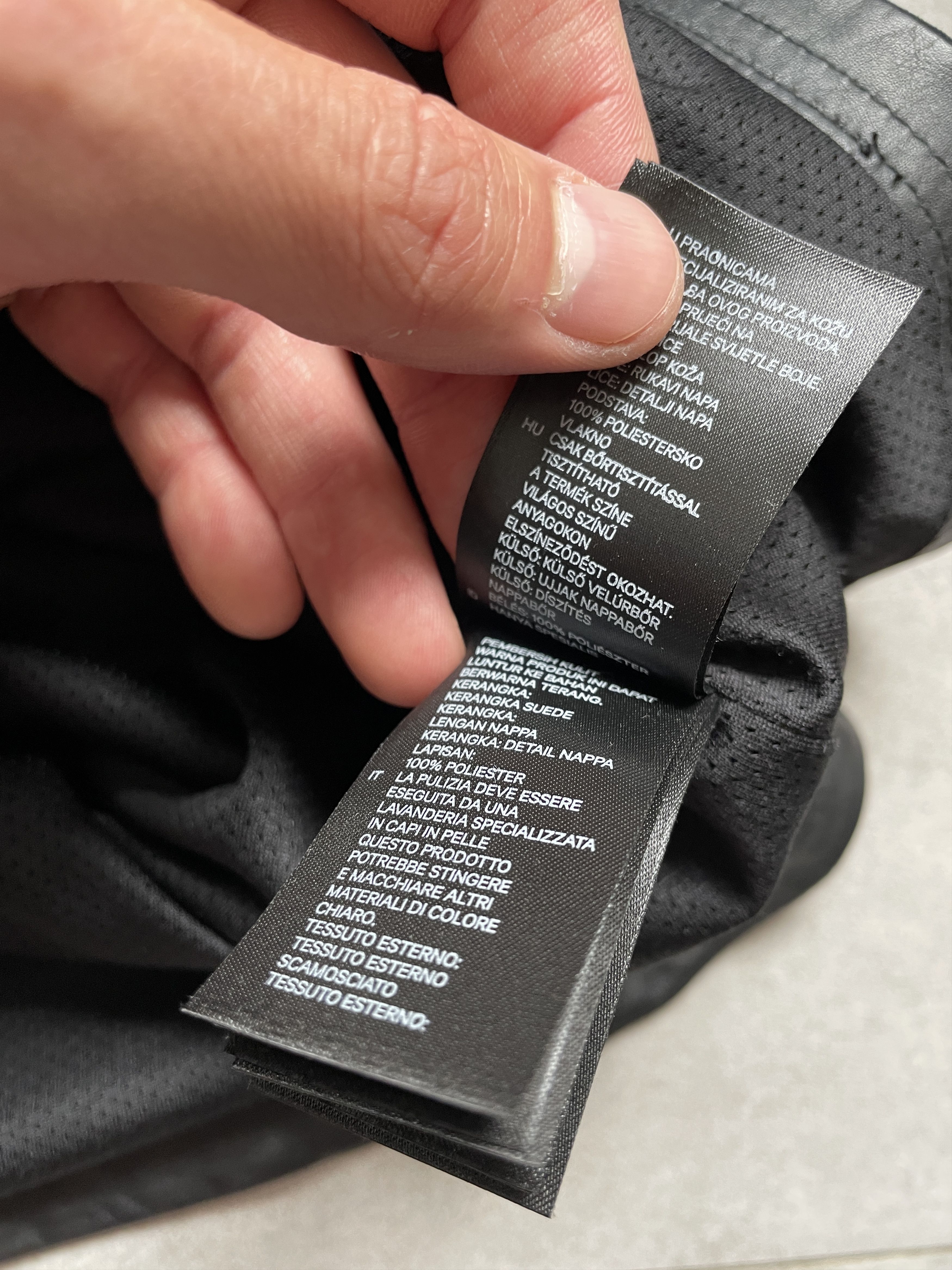 Alexander Wang ALEXANDER WANG X HM BLACK SUEDE LEATHER AVANT GARDE JERSEY Size US M / EU 48-50 / 2 - 4 Thumbnail