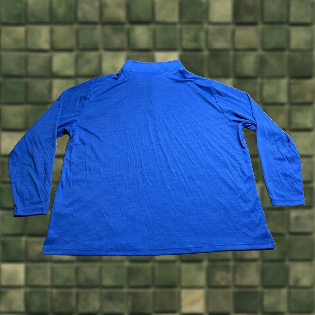 Nike VINTAGE Nike 1/4 Zip Mens 4XL Blue Lightweight Pullover Long Sleeve AR3716 Size US XXL / EU 58 / 5 - 1 Thumbnail