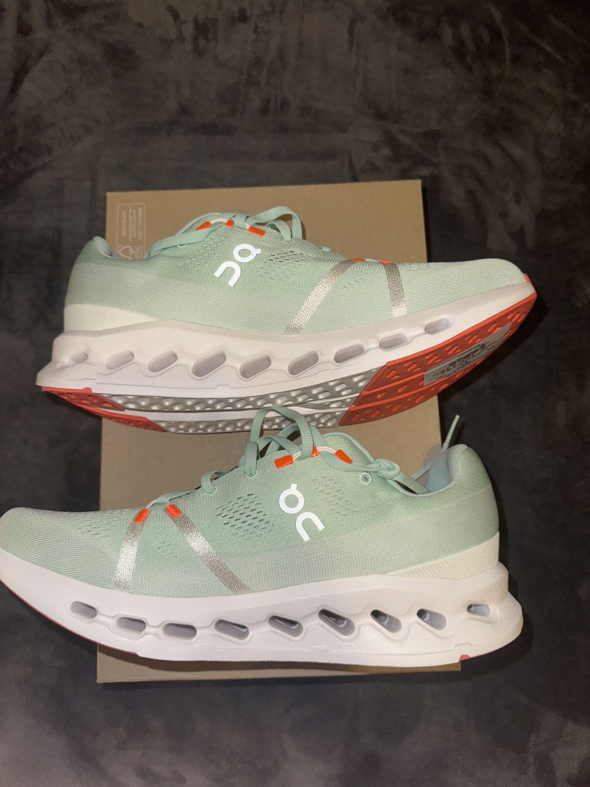 Other ON Cloudsurfer ‘Creek White’ | Green Men’s Shoes Size US 10.5 / EU 43-44 - 2 Thumbnail