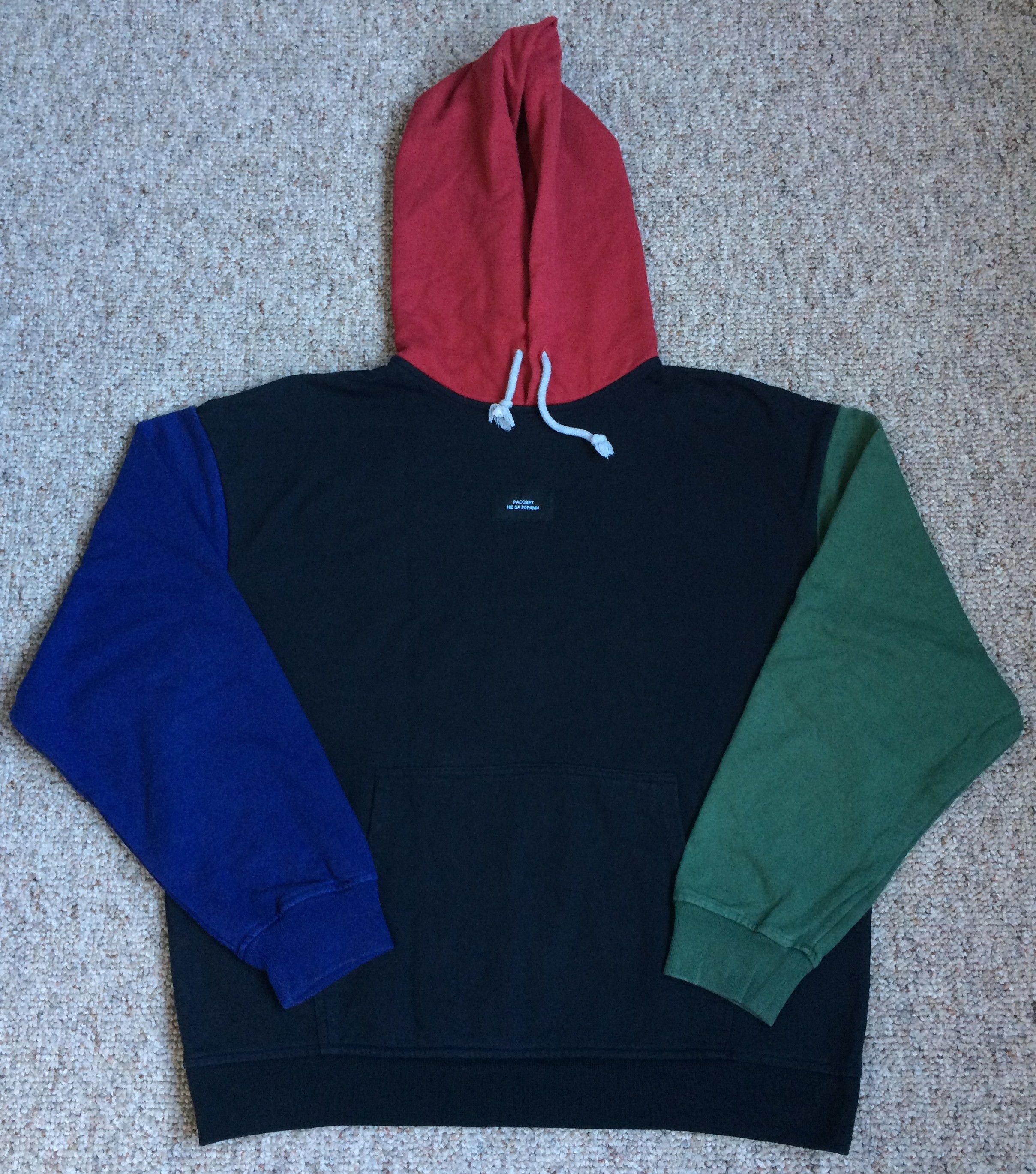 PACCBET PACCBET Colorblock Logo Hoodie Size US L / EU 52-54 / 3 - 1 Thumbnail