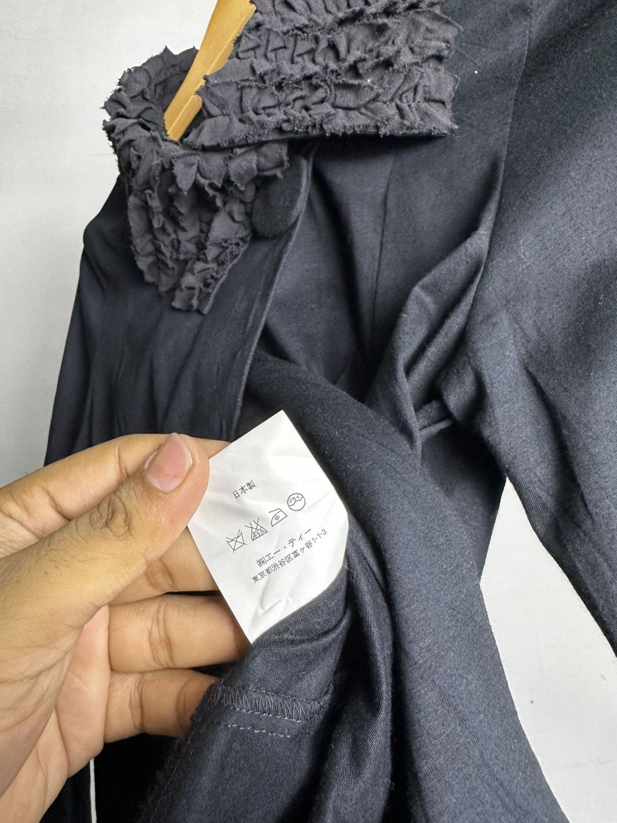 ATSURO TAYAMA × Le Grande Bleu (L.G.B.) Atsuro Tayama Sample Frill Collar button shirt Size S / US 4 / IT 40 - 5 Thumbnail