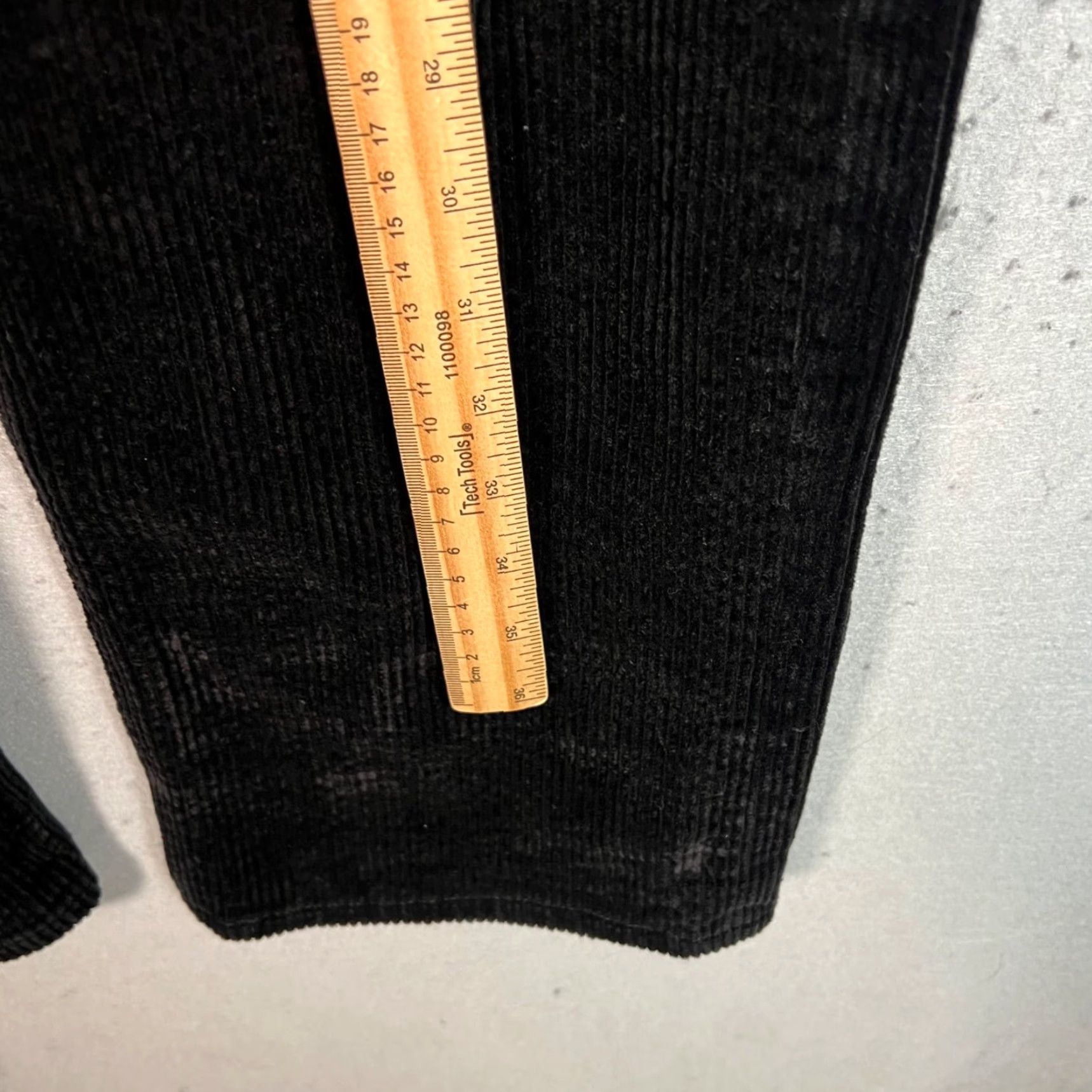 Weekday Weekday Pants Corduroy Trousers Mens Size 42 Black Straight Leg 29 Inseam Casual Chino Modern Fit Mens Size US 42 / EU 58 - 7 Thumbnail
