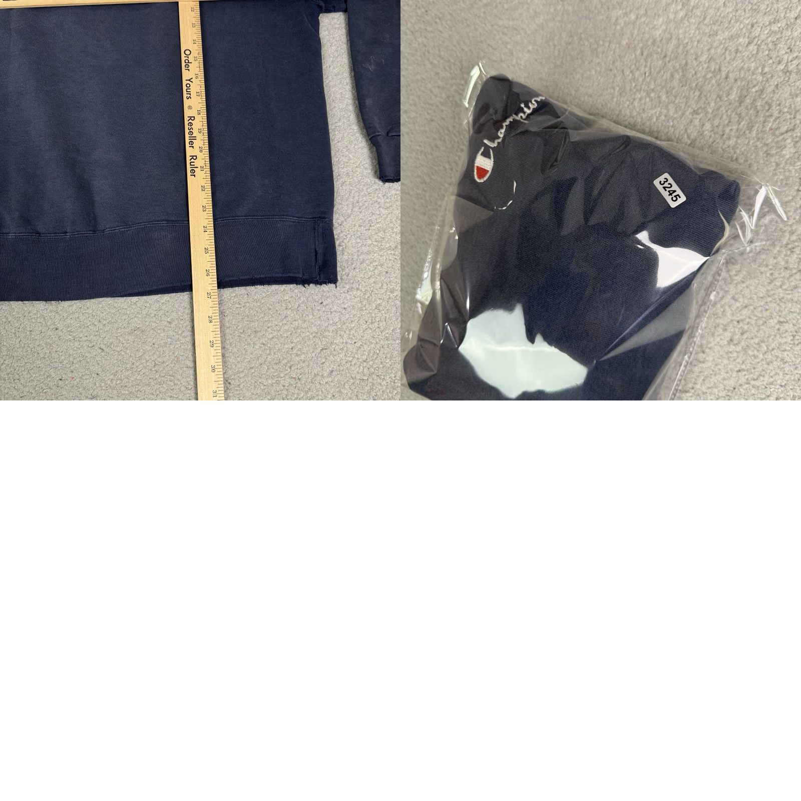 Champion VINTAGE Champion Sweatshirt Mens Large Blue Sun Faded Distressed Script Thrashed Size US L / EU 52-54 / 3 - 9 Thumbnail