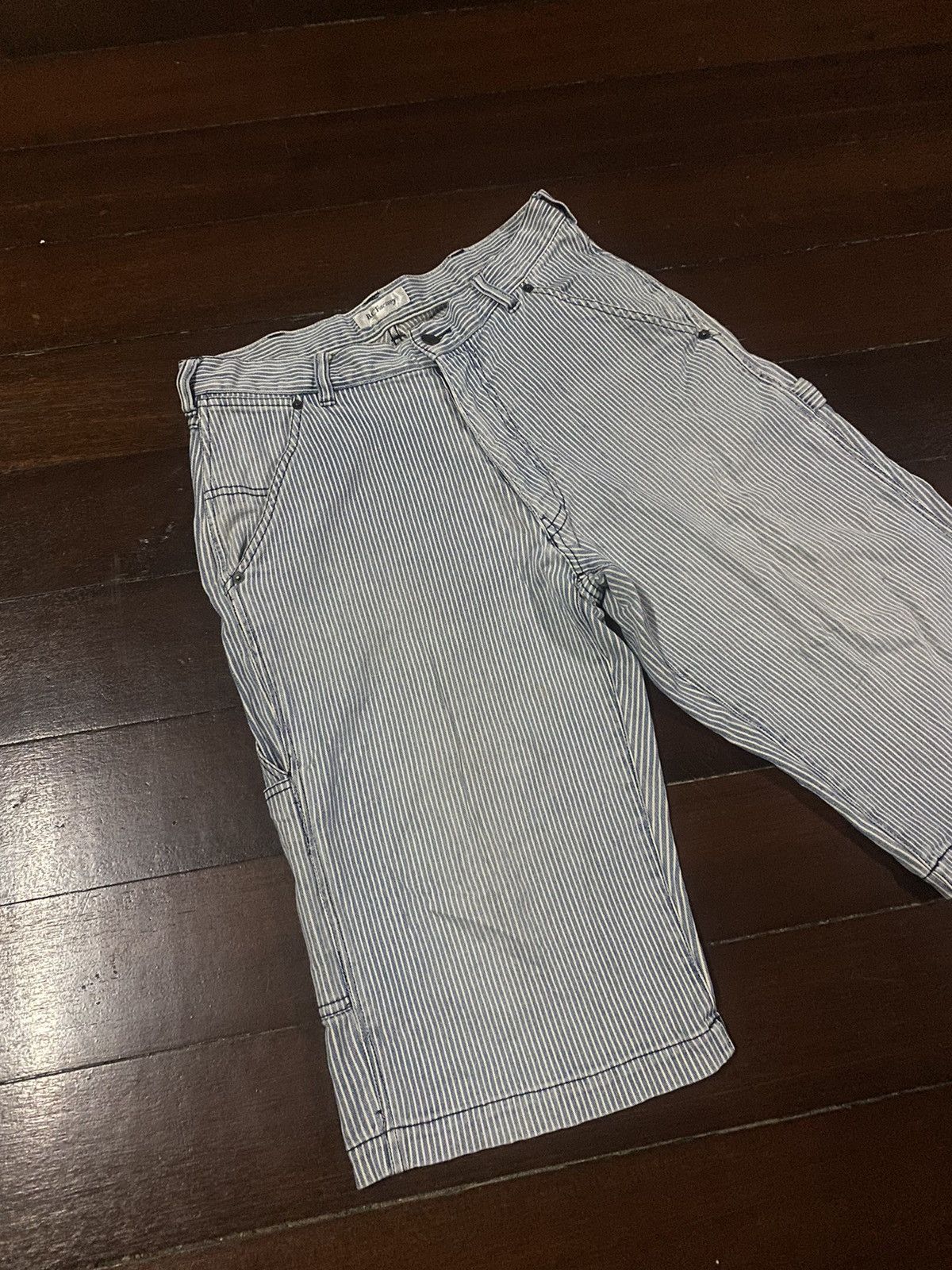 Japanese Brand FIRE 🔥 B.C FACTORY HICKORY PANT DISTRESSED Size US 33 - 5 Thumbnail