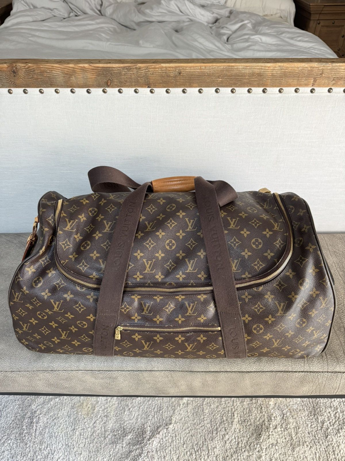 Louis Vuitton Louis Vuitton Horizon Soft 65 Monogram Canvas Duffle Bag Size ONE SIZE - 1 Thumbnail