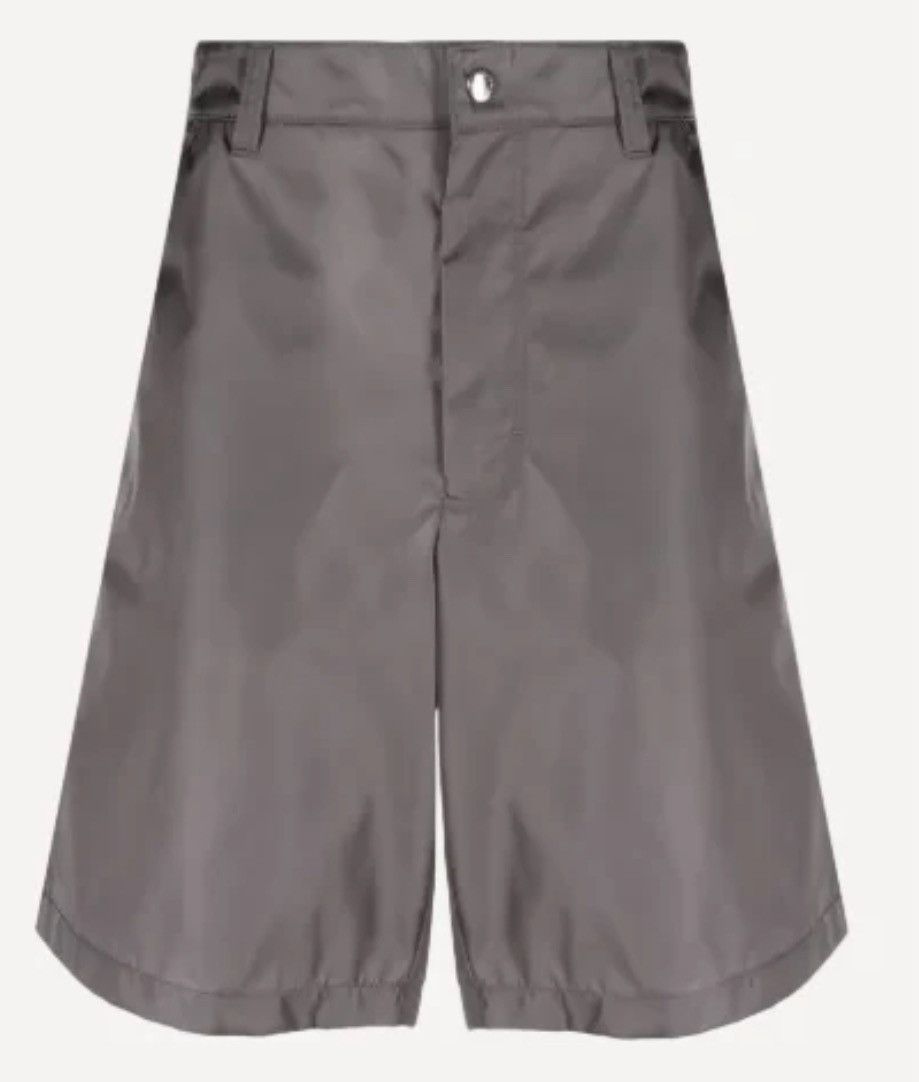 Prada Prada Gray Re-Nylon Shorts Size US 30 / EU 46 - 1 Thumbnail