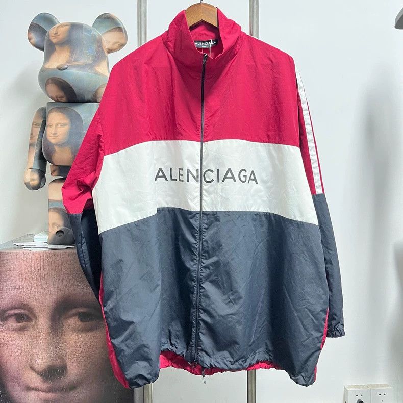 Balenciaga Balenciaga Colorblock Windbreaker Jacket - dmc Size US S / EU 44-46 / 1 - 1 Thumbnail