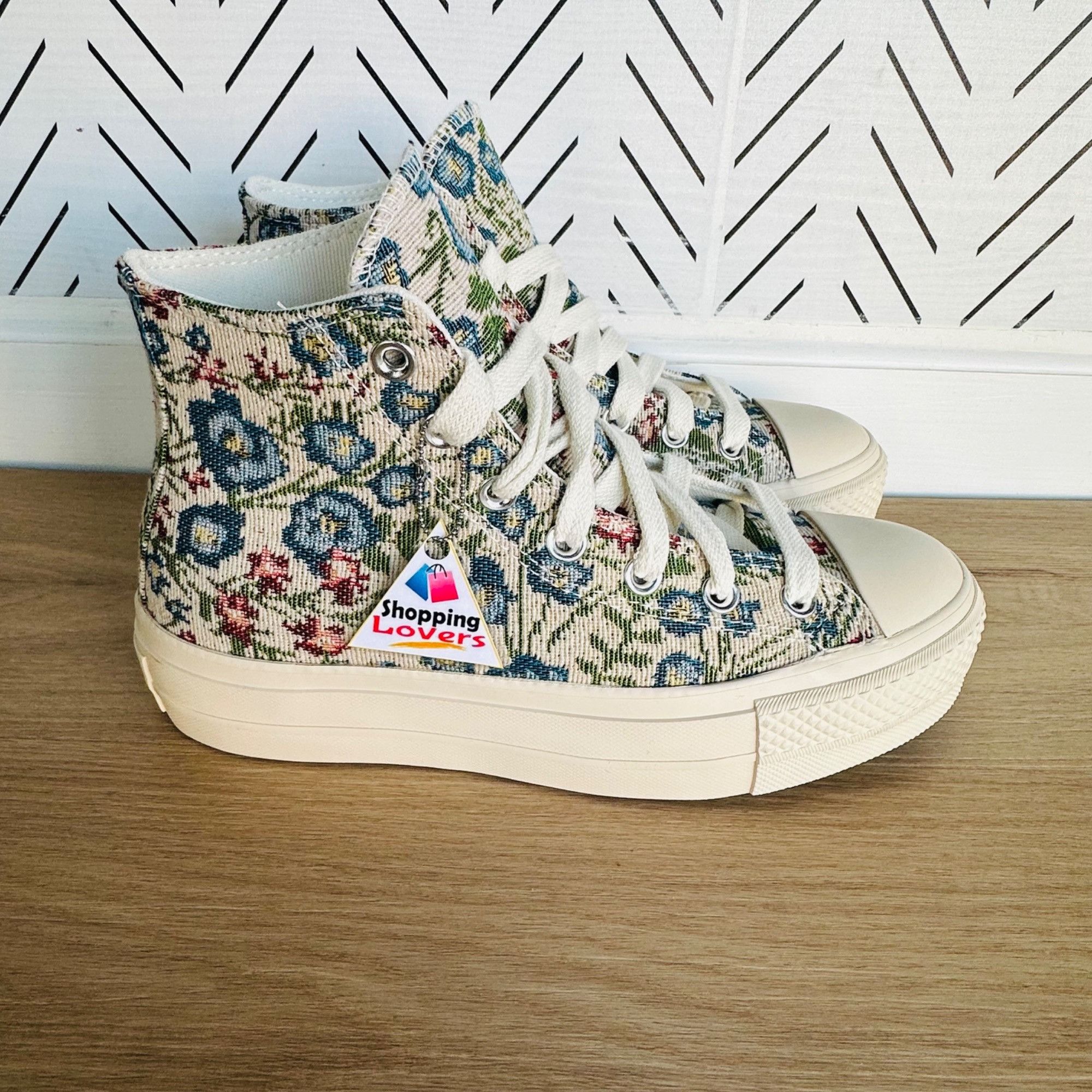 Converse ⭐Converse Chuck Taylor Lift Hi 9.5 Women Shoes Sneakers Flor Size US 9.5 / IT 39.5 - 6 Thumbnail