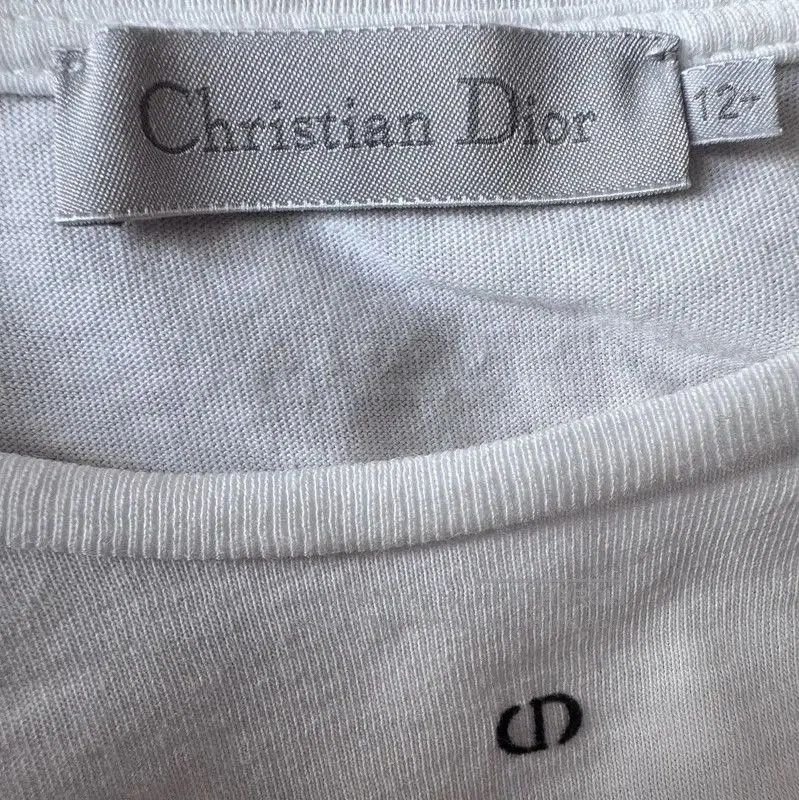 Dior Dior Summer White Printed Short Sleeve T-Shirt . Size M / US 6-8 / IT 42-44 - 7 Thumbnail