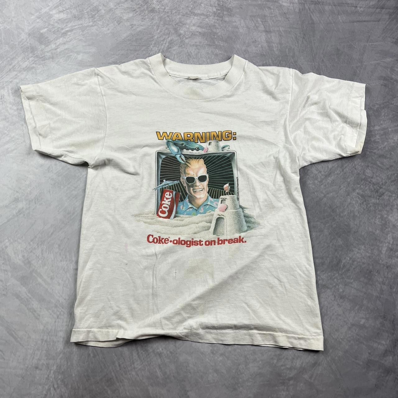 Designer Vintage 80s Coke shirt Size US S / EU 44-46 / 1 - 1 Thumbnail
