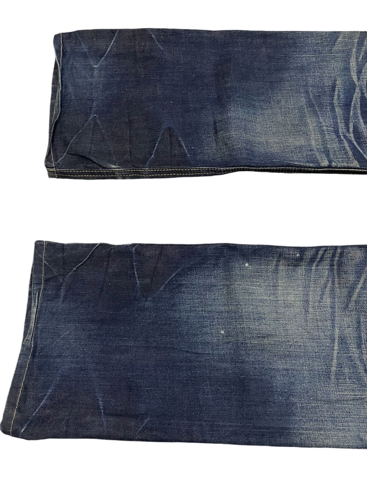 Edwin × Hysteric Glamour × Japanese Brand Edwin Bush Pocket Mud Wash Claw Mark Loose Denim Pants Size US 32 / EU 48 - 20 Thumbnail