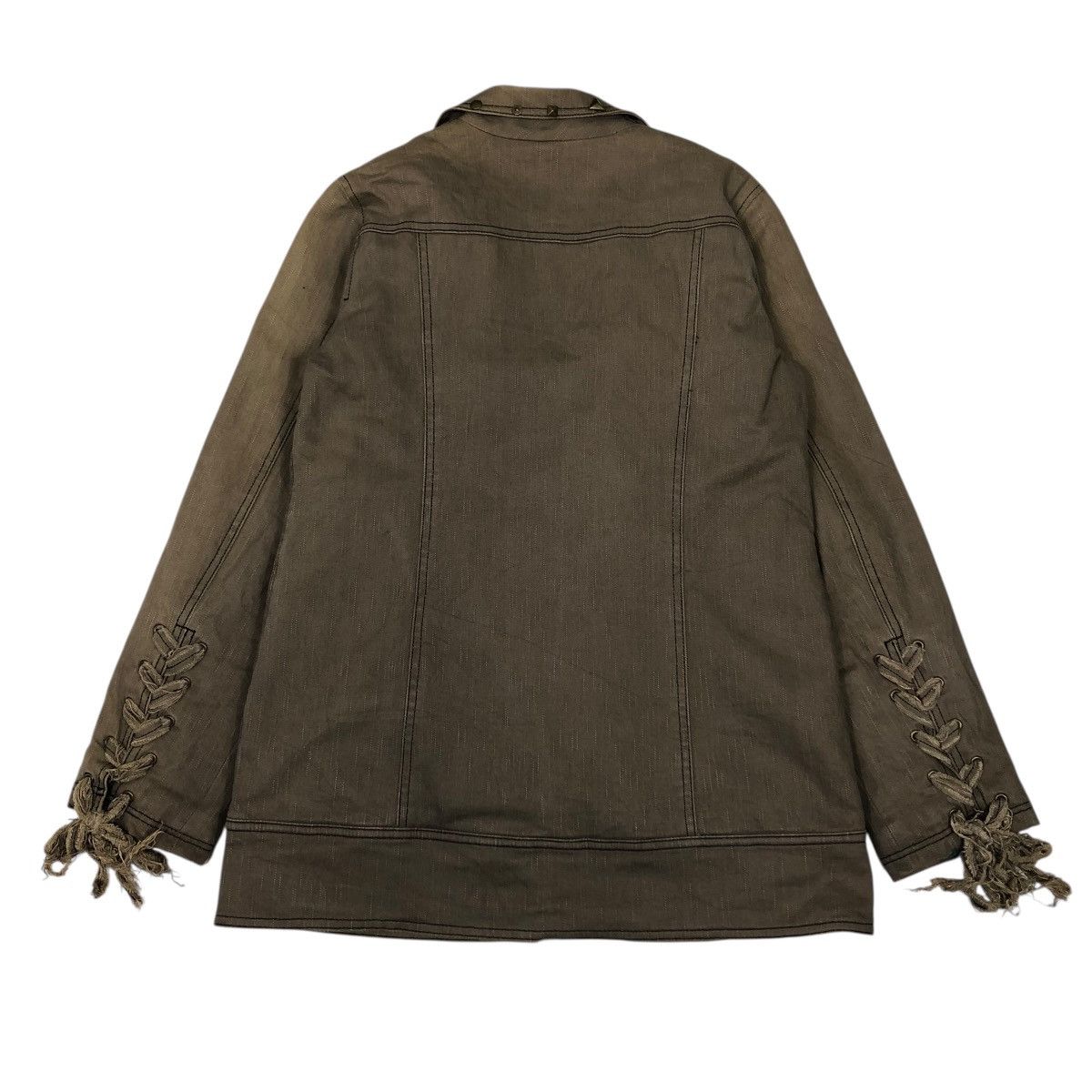 Japanese Brand 🔥CHORE BIKER JACKET ZIPPER ALGONQUINS HYSTERIC GLAMOUR Size US S / EU 44-46 / 1 - 2 Thumbnail