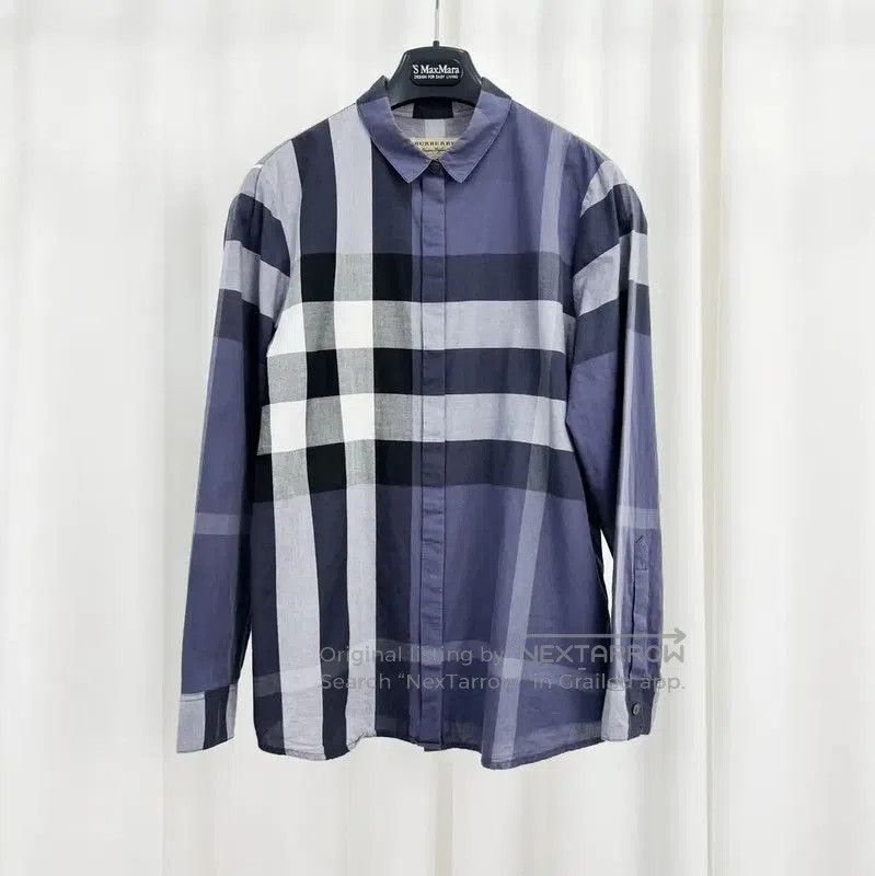 Burberry Burberry Logo Check Long Sleeve Shirt for Men. Size US S / EU 44-46 / 1 - 1 Thumbnail
