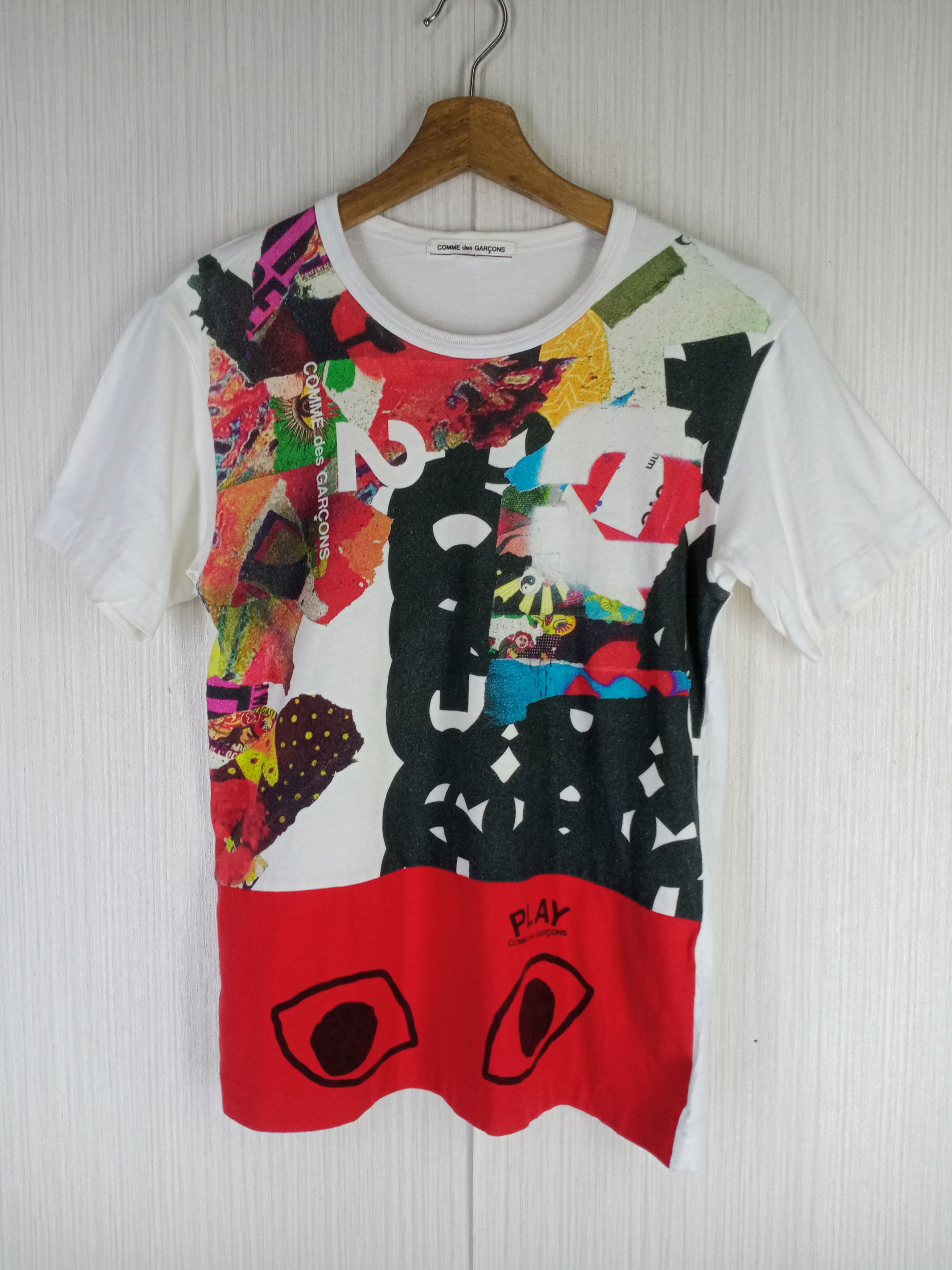 Comme des Garcons Rare Vintage Comme Des Garcons Collage Fullprint Tshirt Size US S / EU 44-46 / 1 - 1 Thumbnail