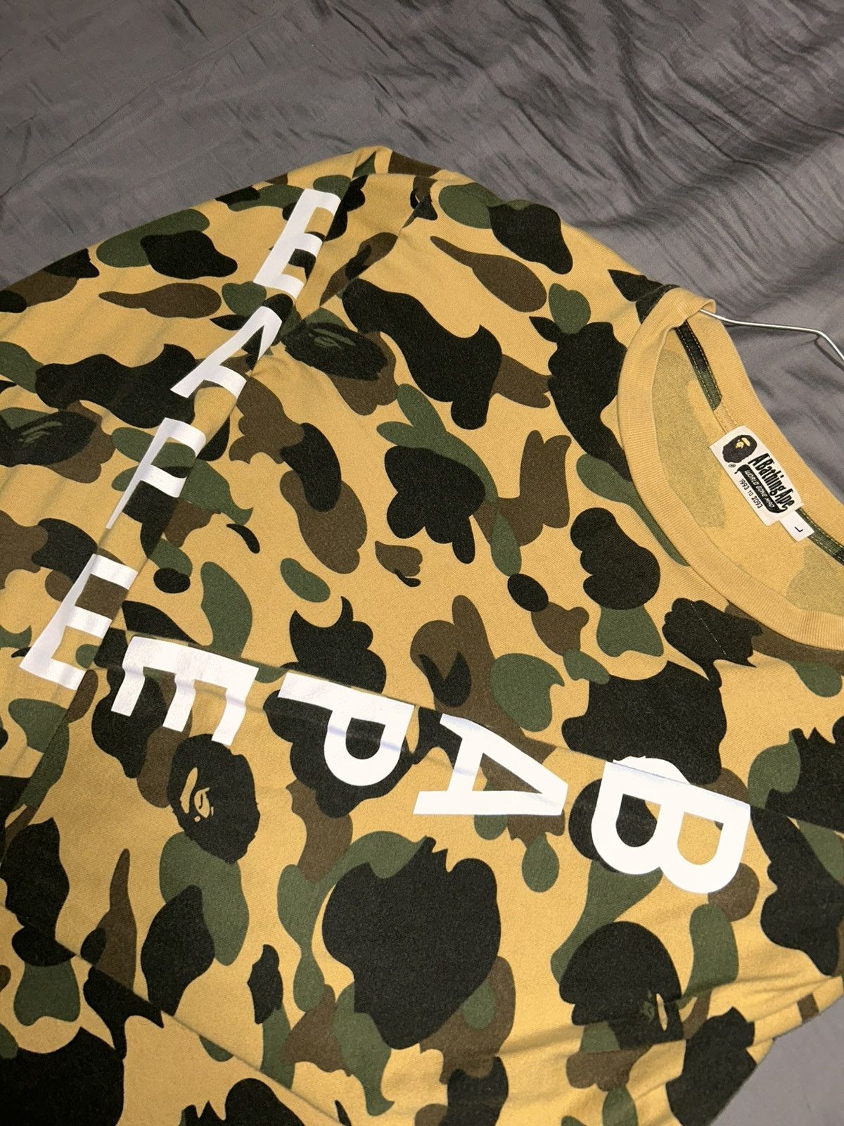 Bape Bape Camo Long Sleeve T-Shirt (L) Size US L / EU 52-54 / 3 - 9 Thumbnail