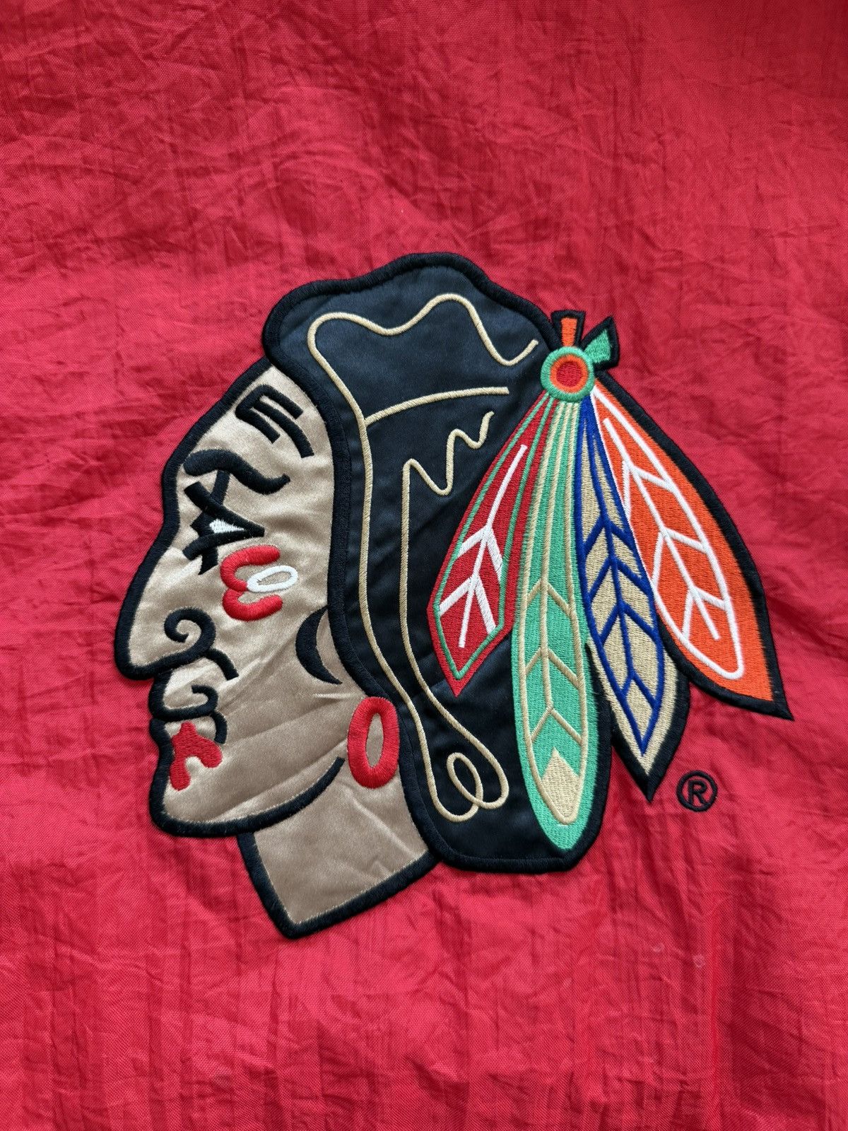 Starter Rare Vintage Chicago Blackhawks Starter Hoodie Jacket Size US L / EU 52-54 / 3 - 15 Thumbnail